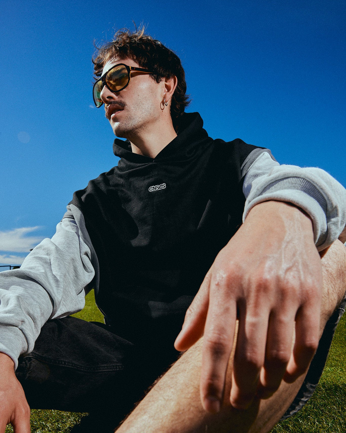 HOODIE TIDE BLACK