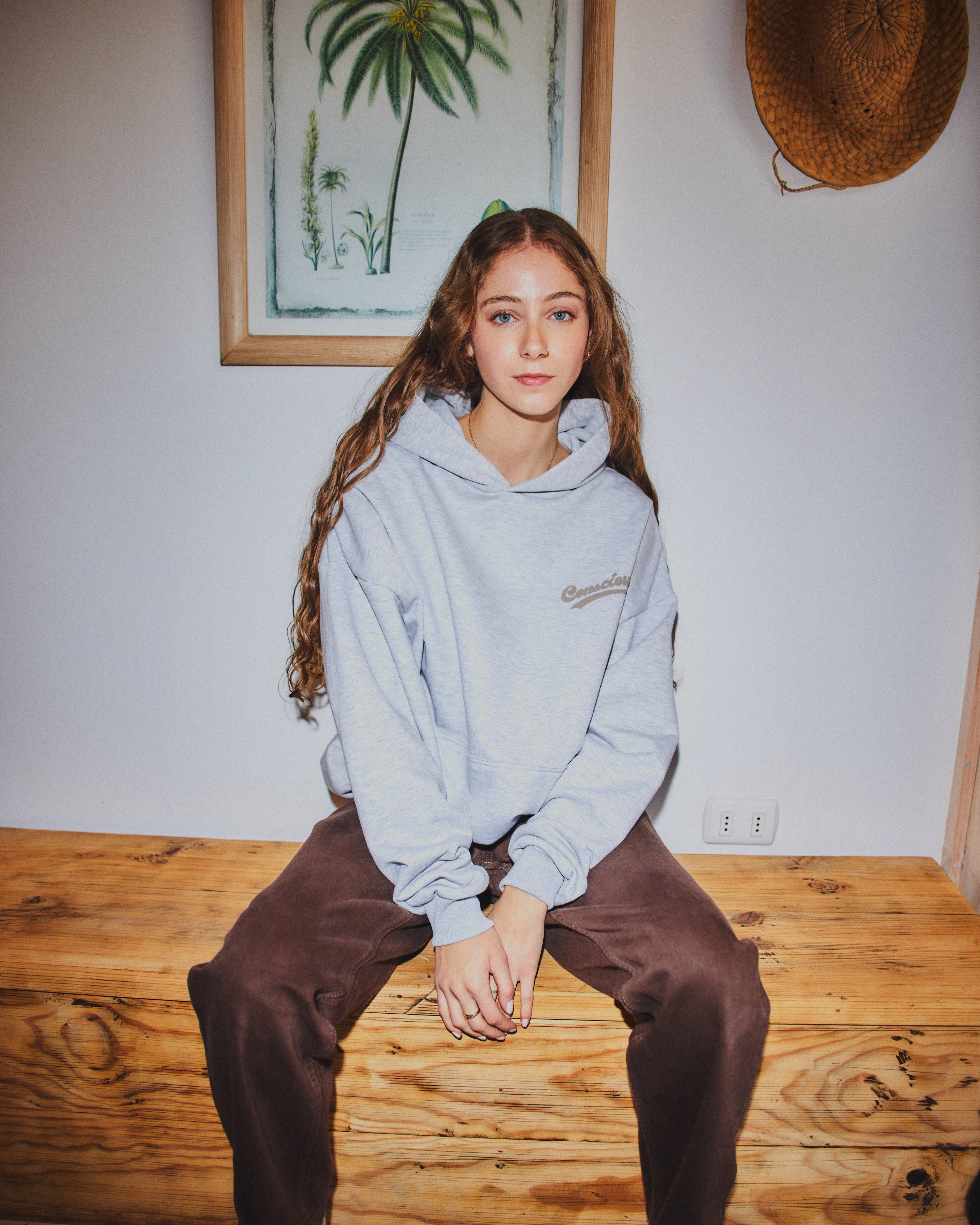 HOODIE CONS ® STONE GRAY