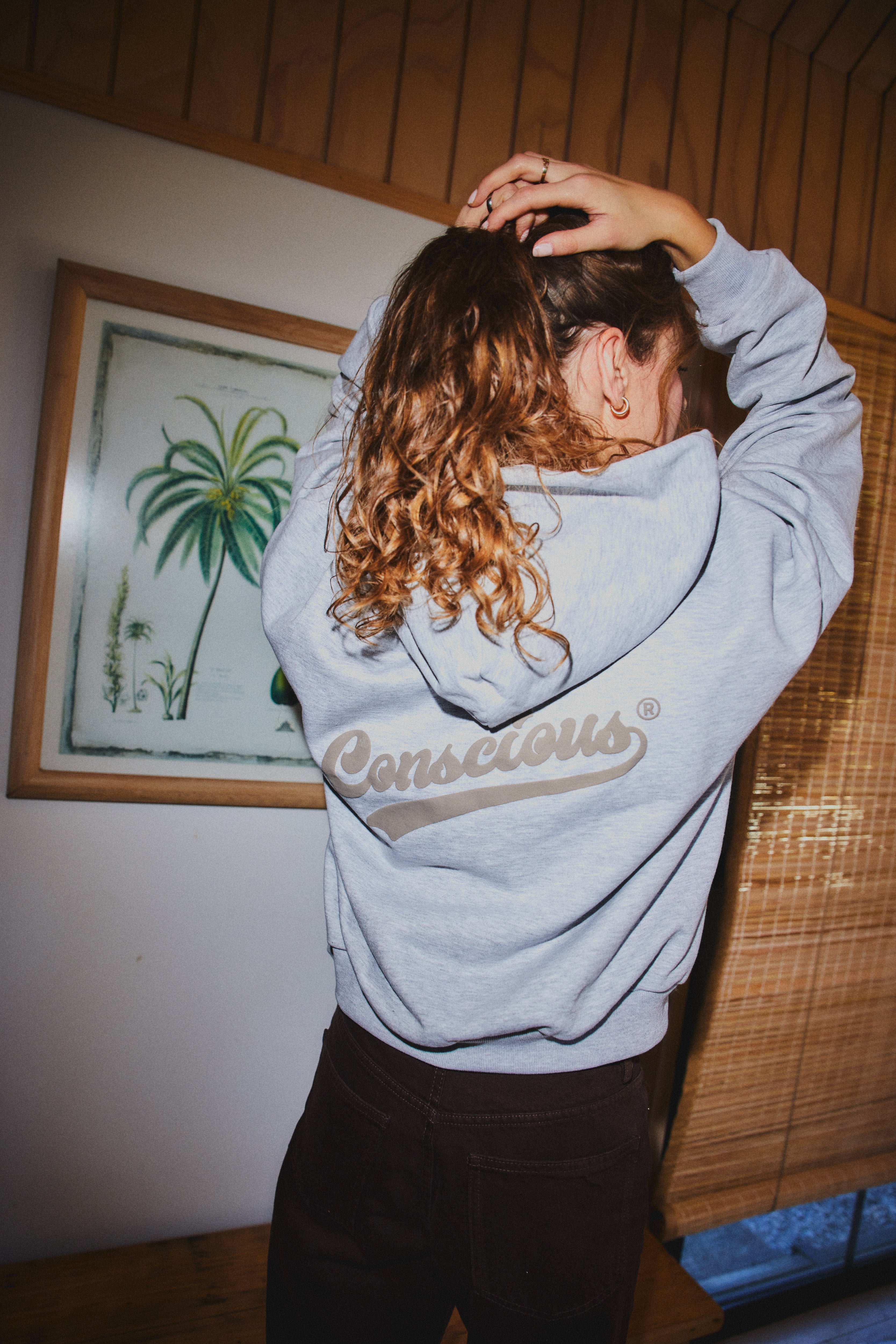 HOODIE CONS ® STONE GRAY