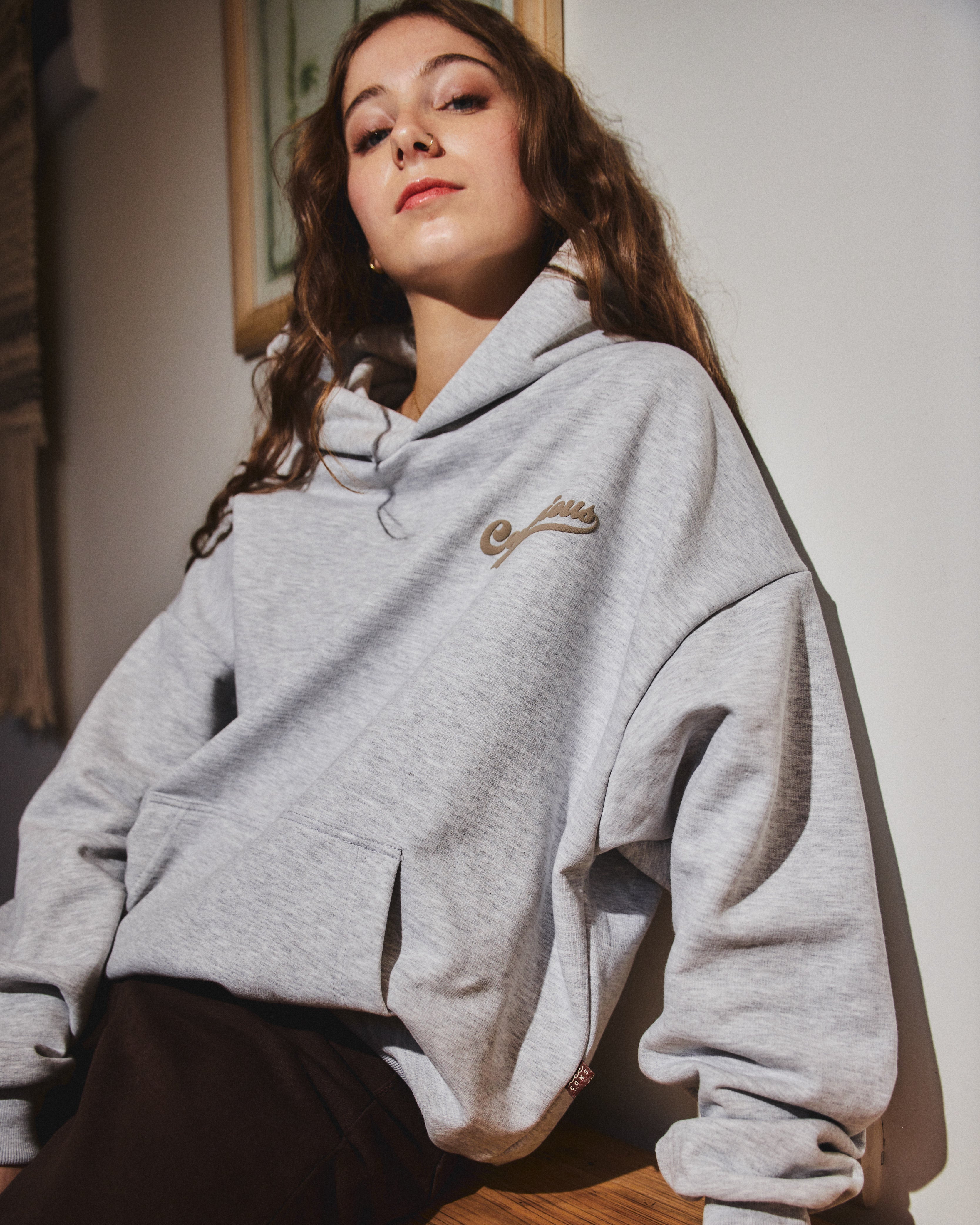 HOODIE CONS ® STONE GRAY