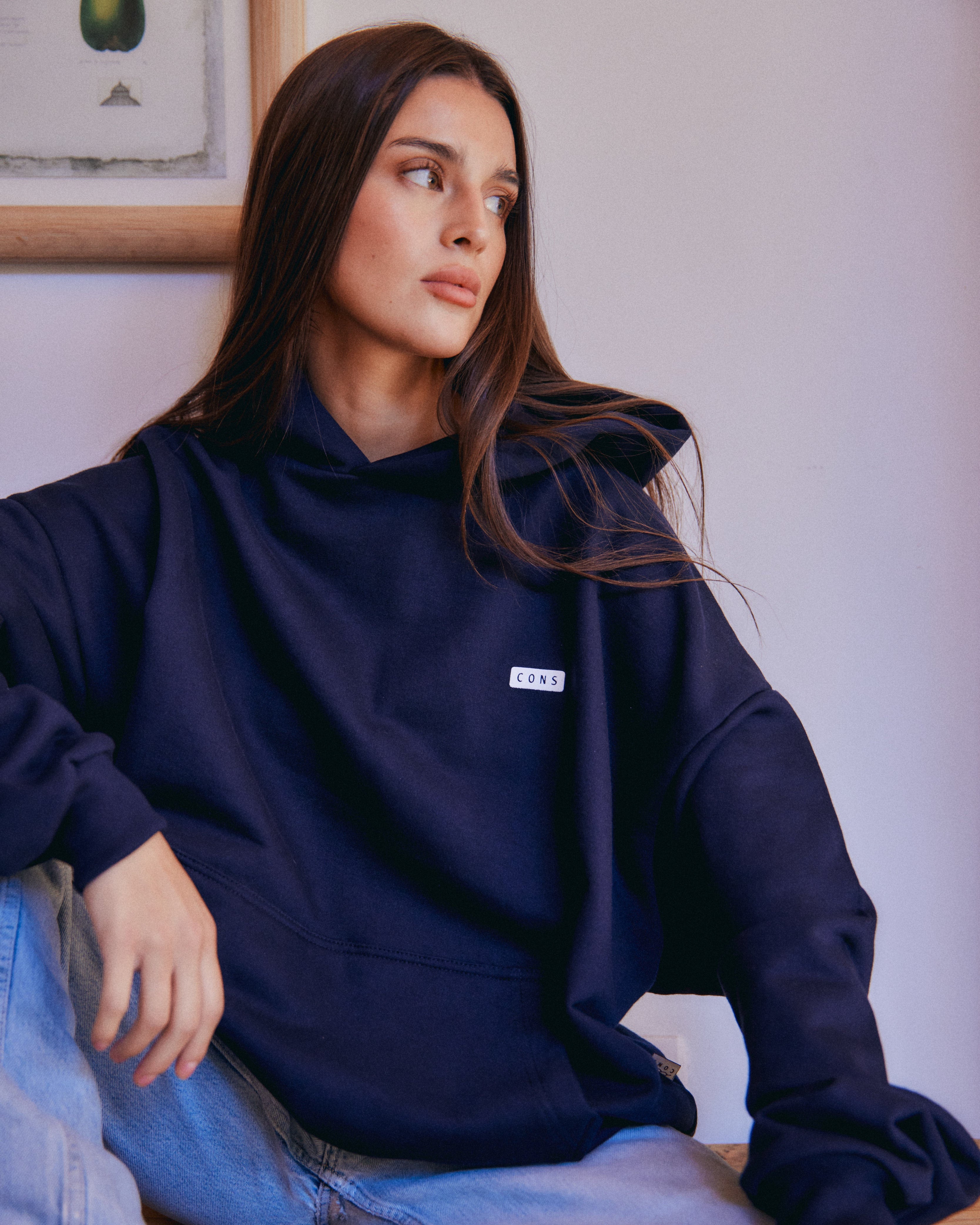HOODIE SOCIETY DARK BLUE