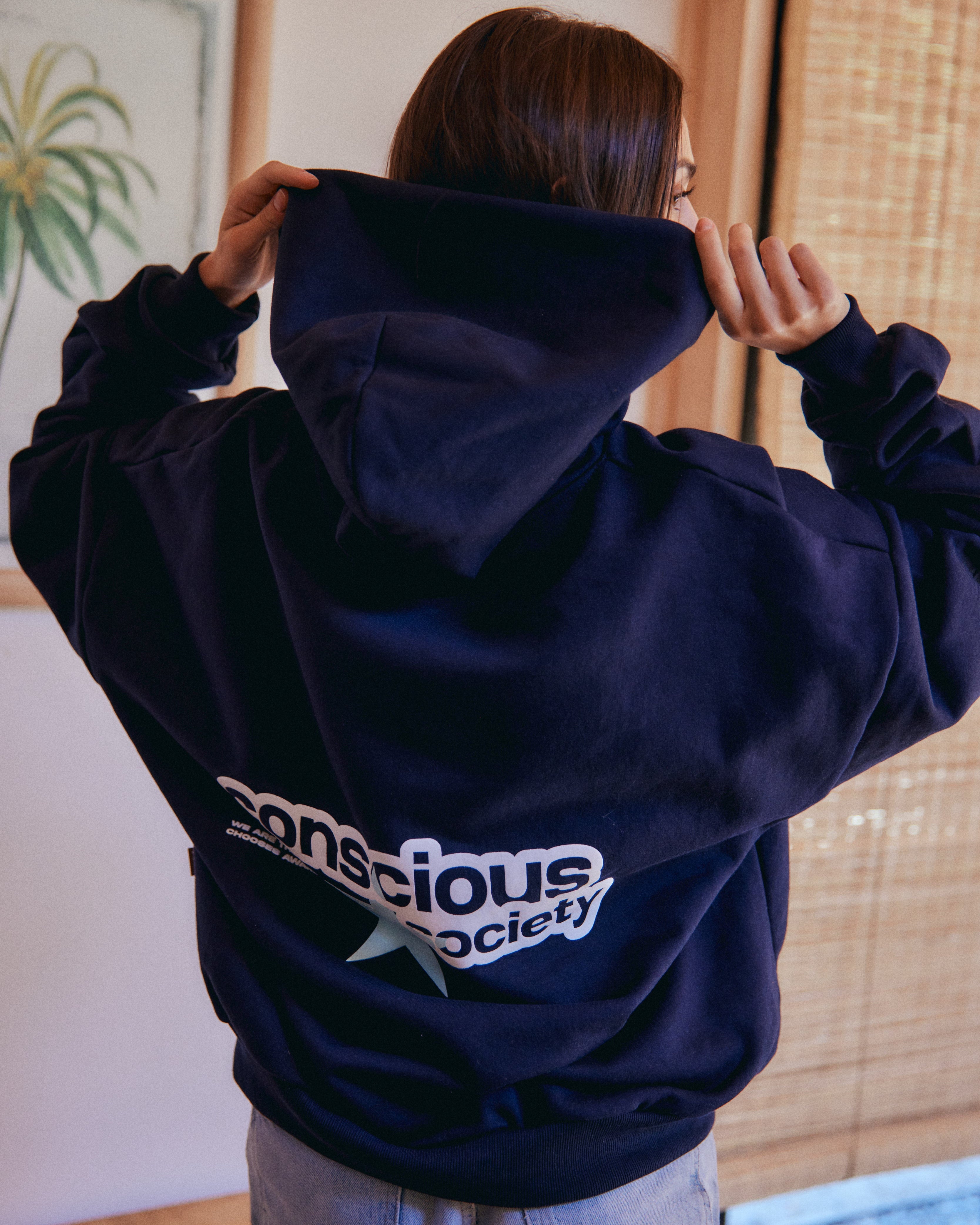 HOODIE SOCIETY DARK BLUE