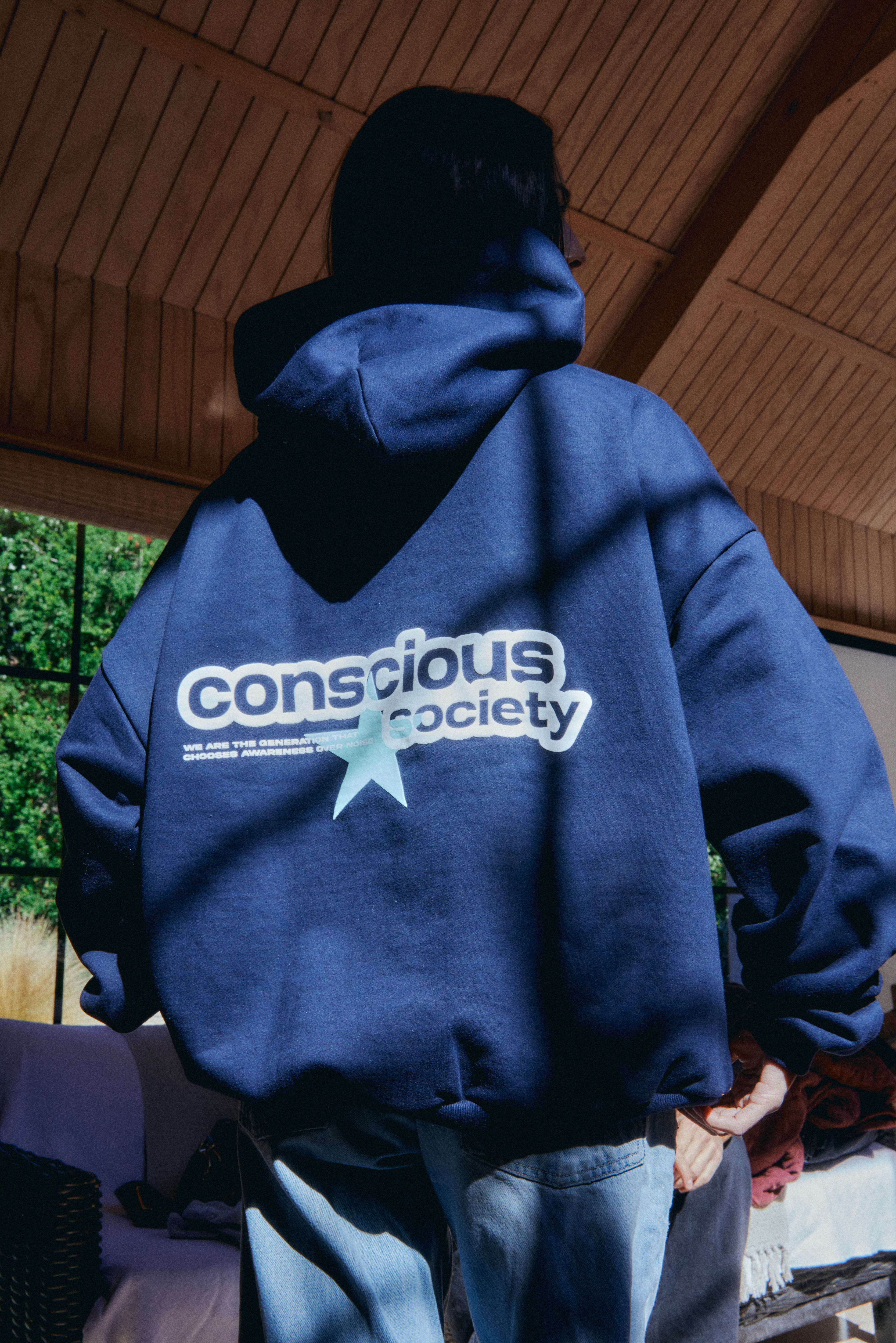 HOODIE SOCIETY DARK BLUE