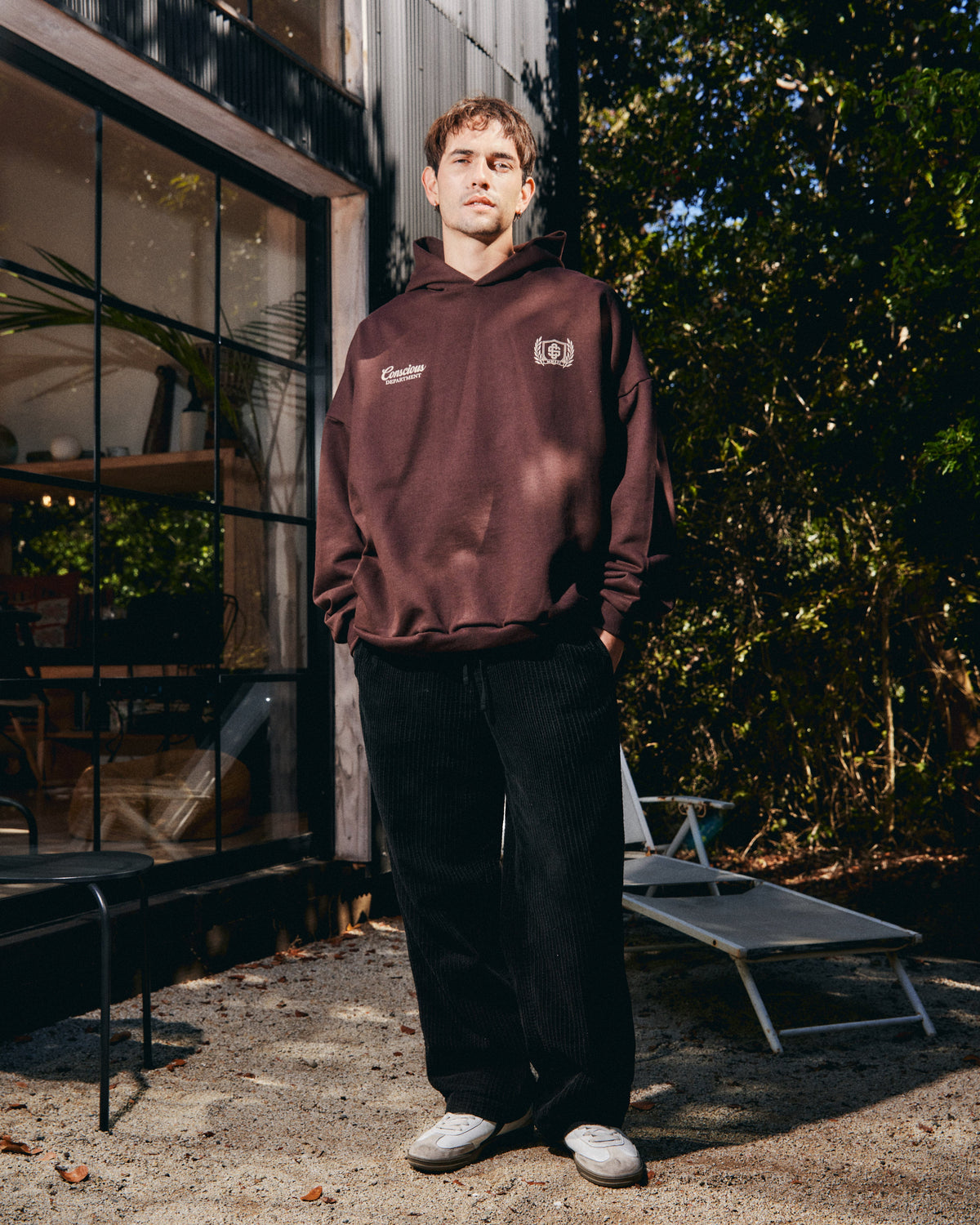 HERITAGE CACAO HIDDEN POCKETS HOODIE