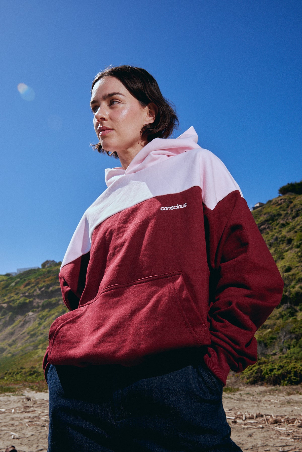 HOODIE LAYER BURGUNDY
