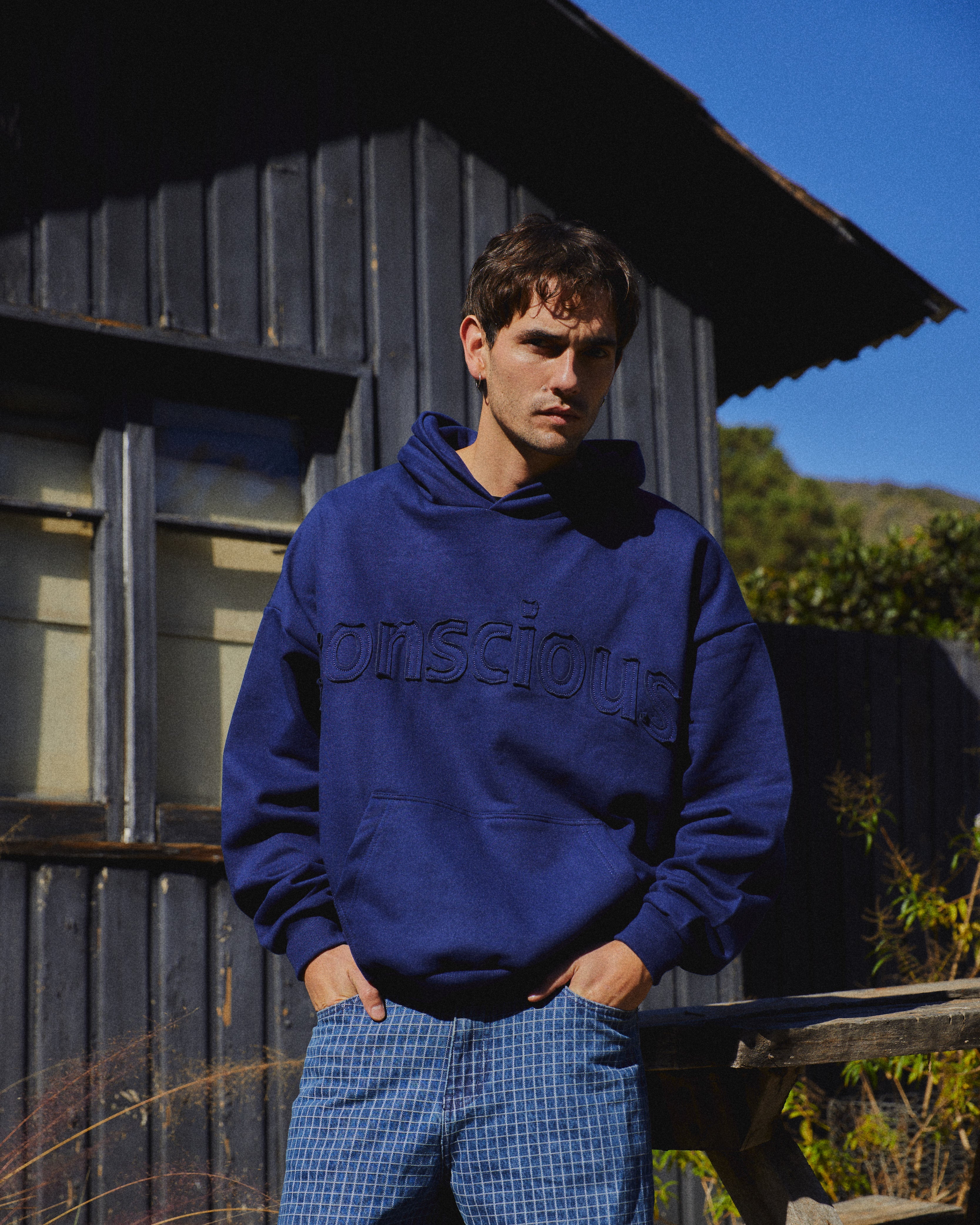 HOODIE BLEU TYPE