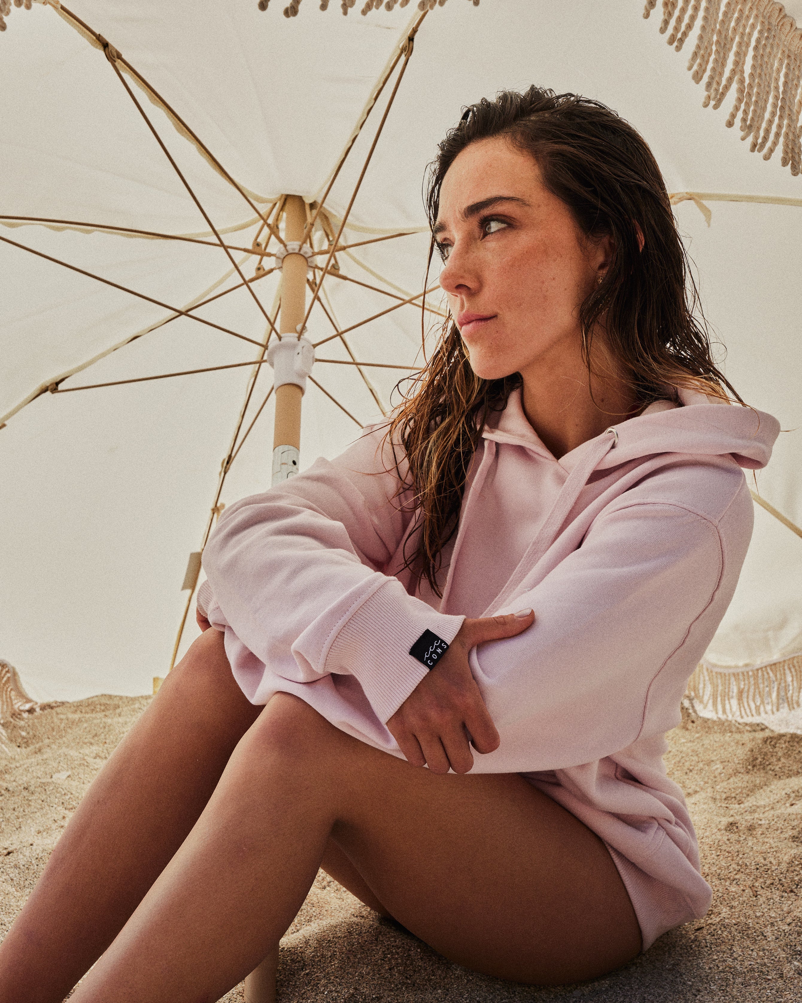 HOODIE ANIMAL PRINT STARS ROSA