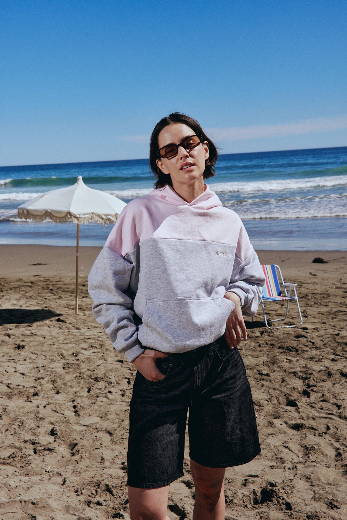 HOODIE LAYER PINK