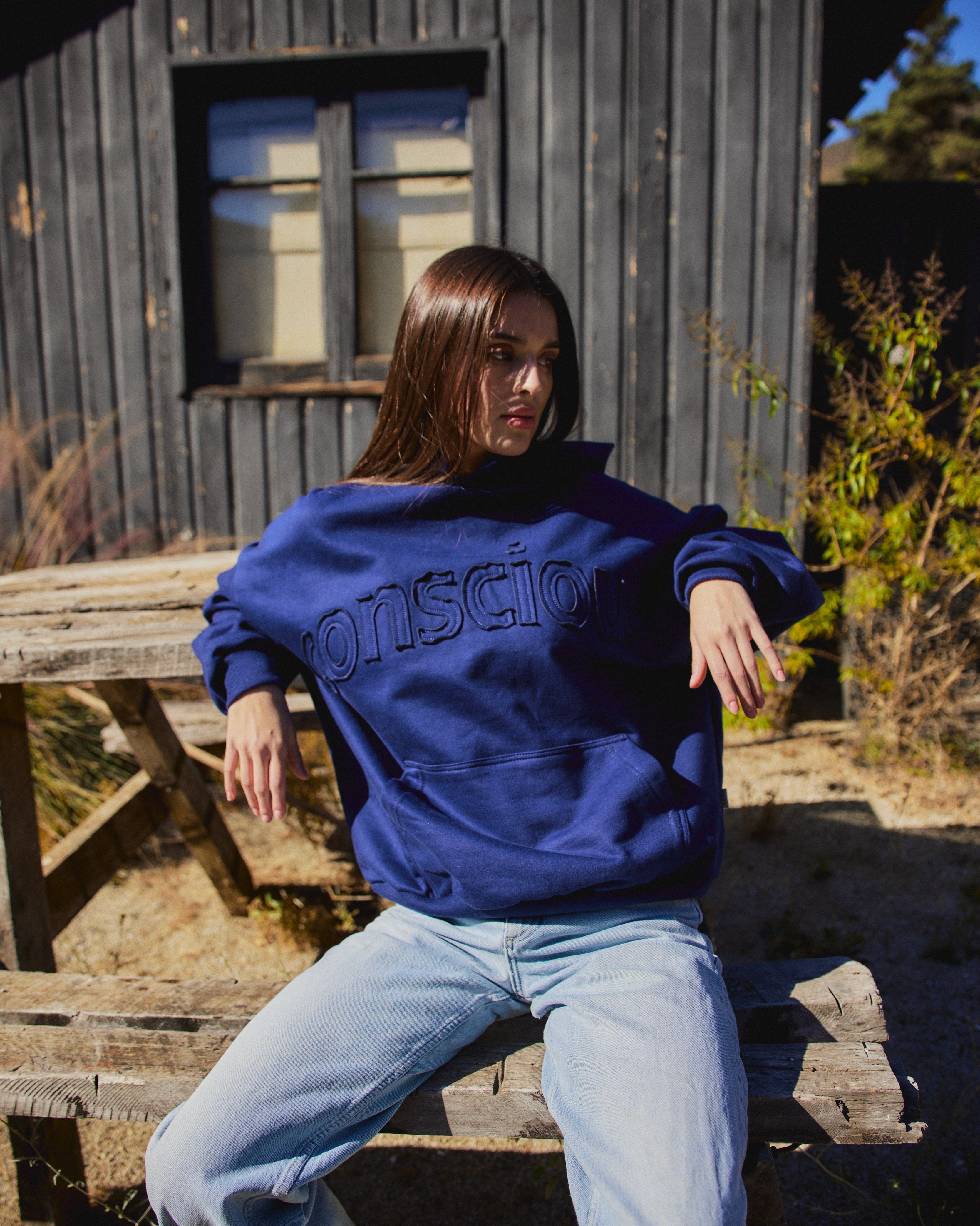 HOODIE BLEU TYPE