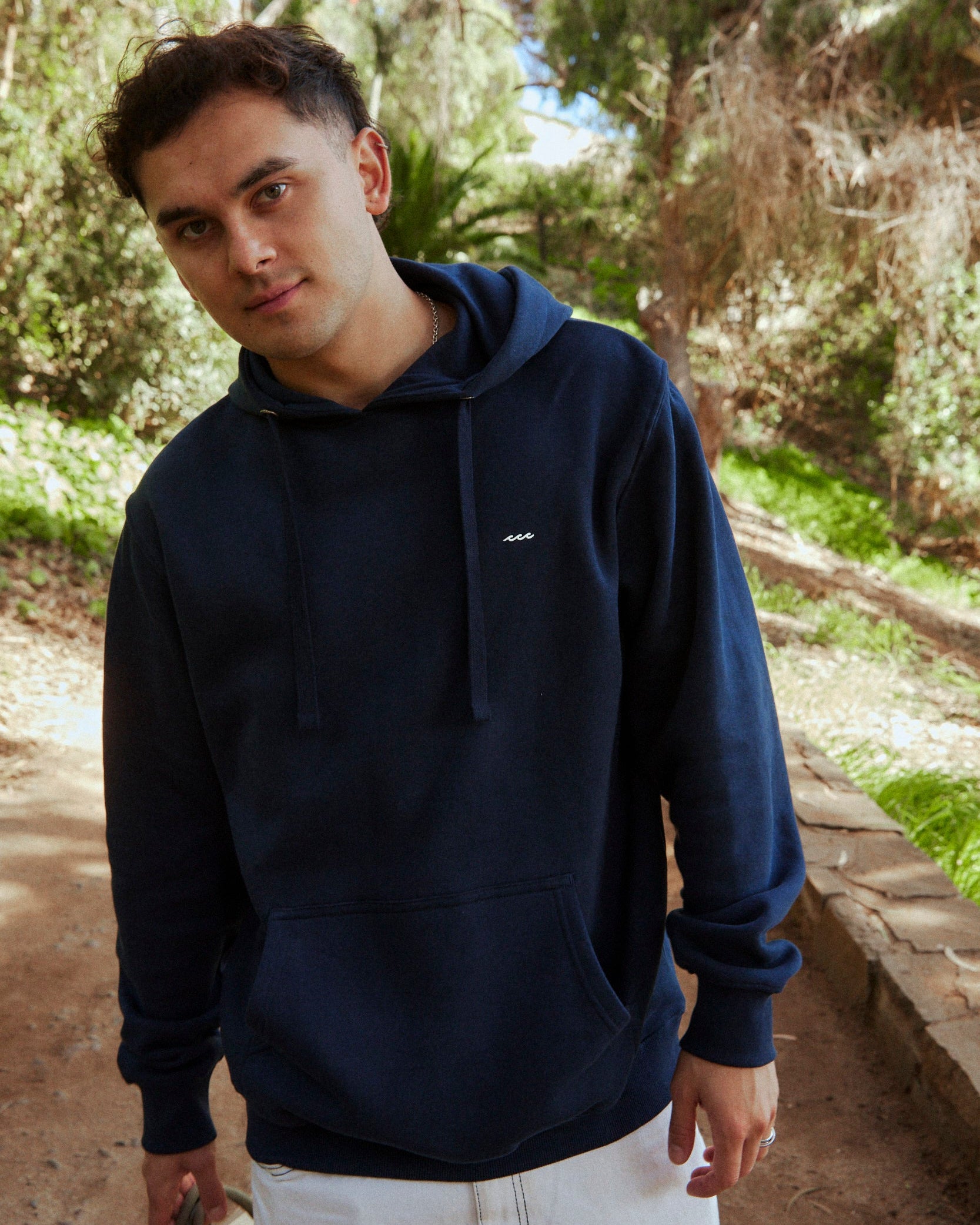 HOODIE DISCO THERAPY DEEP BLUE