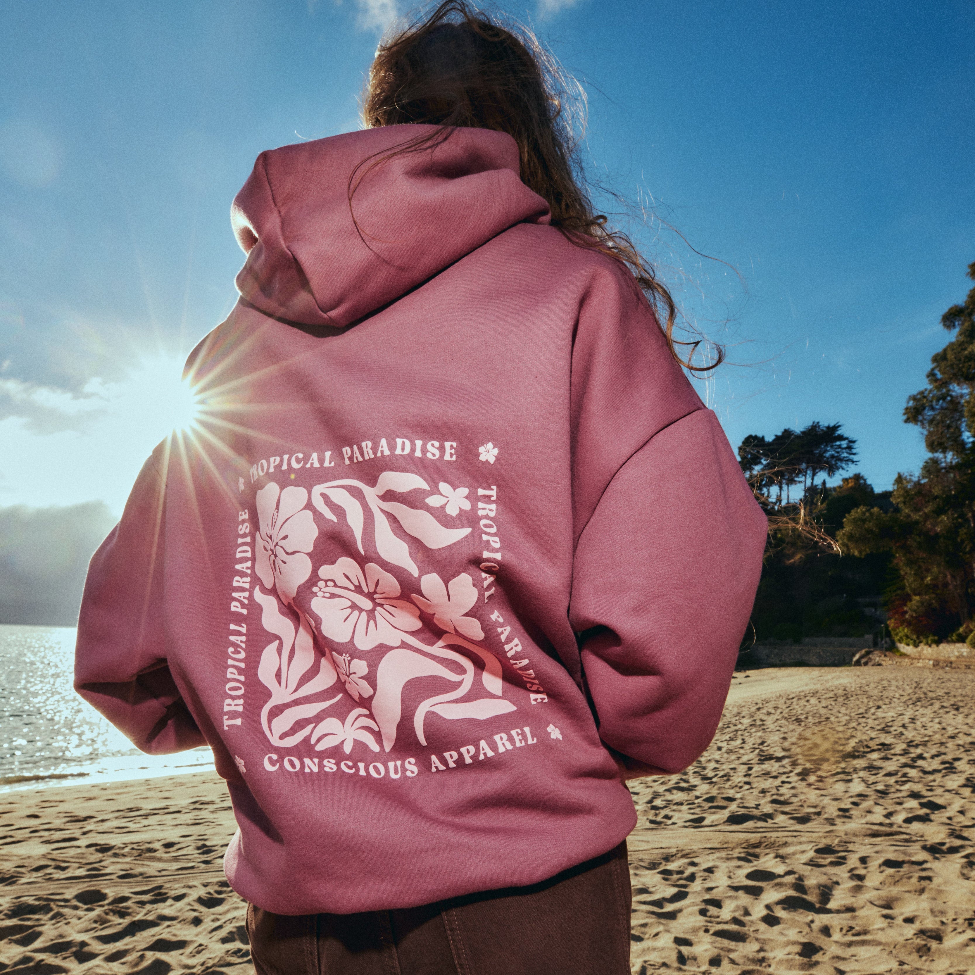HOODIE PARADISE MALVA