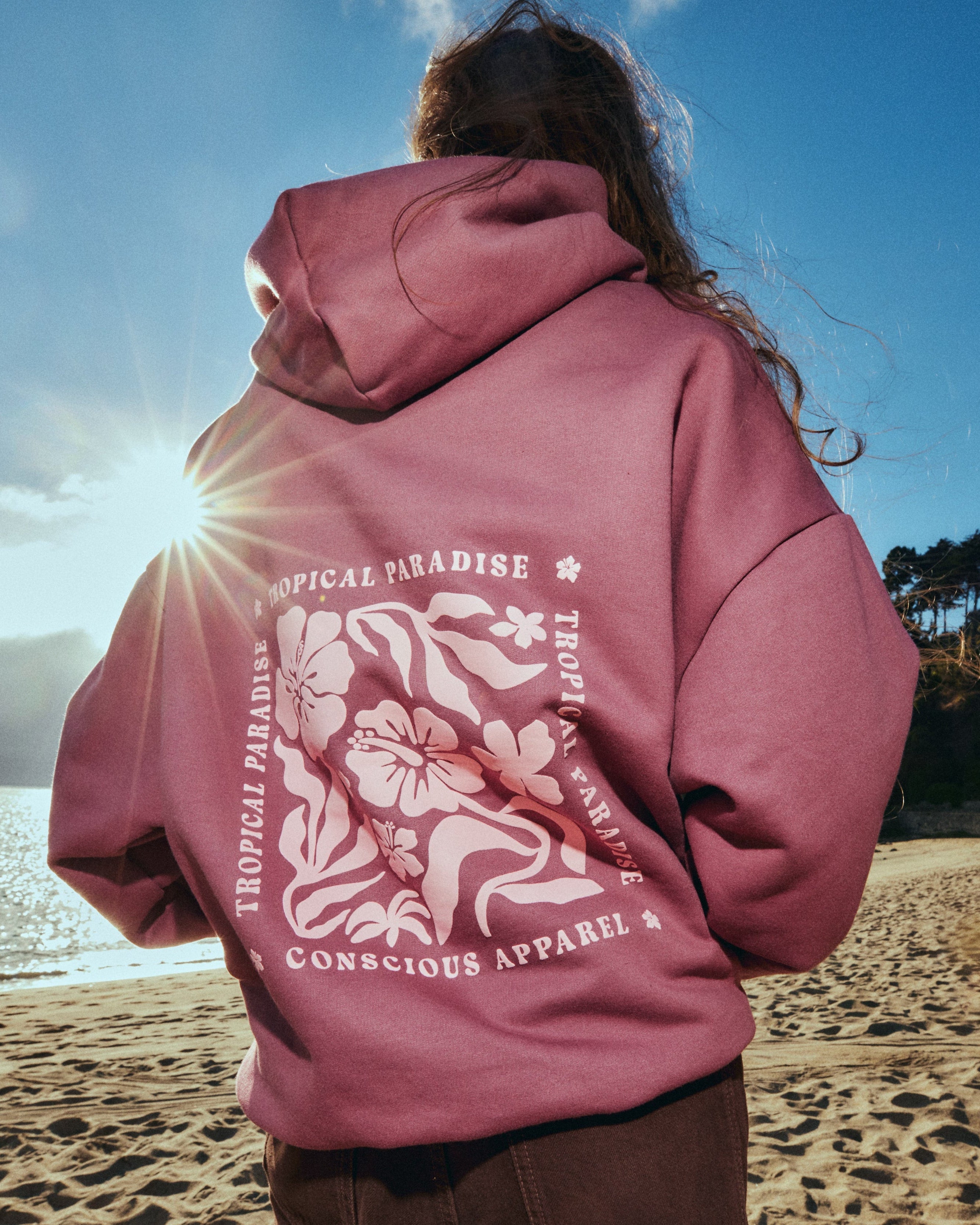 HOODIE PARADISE MALVA