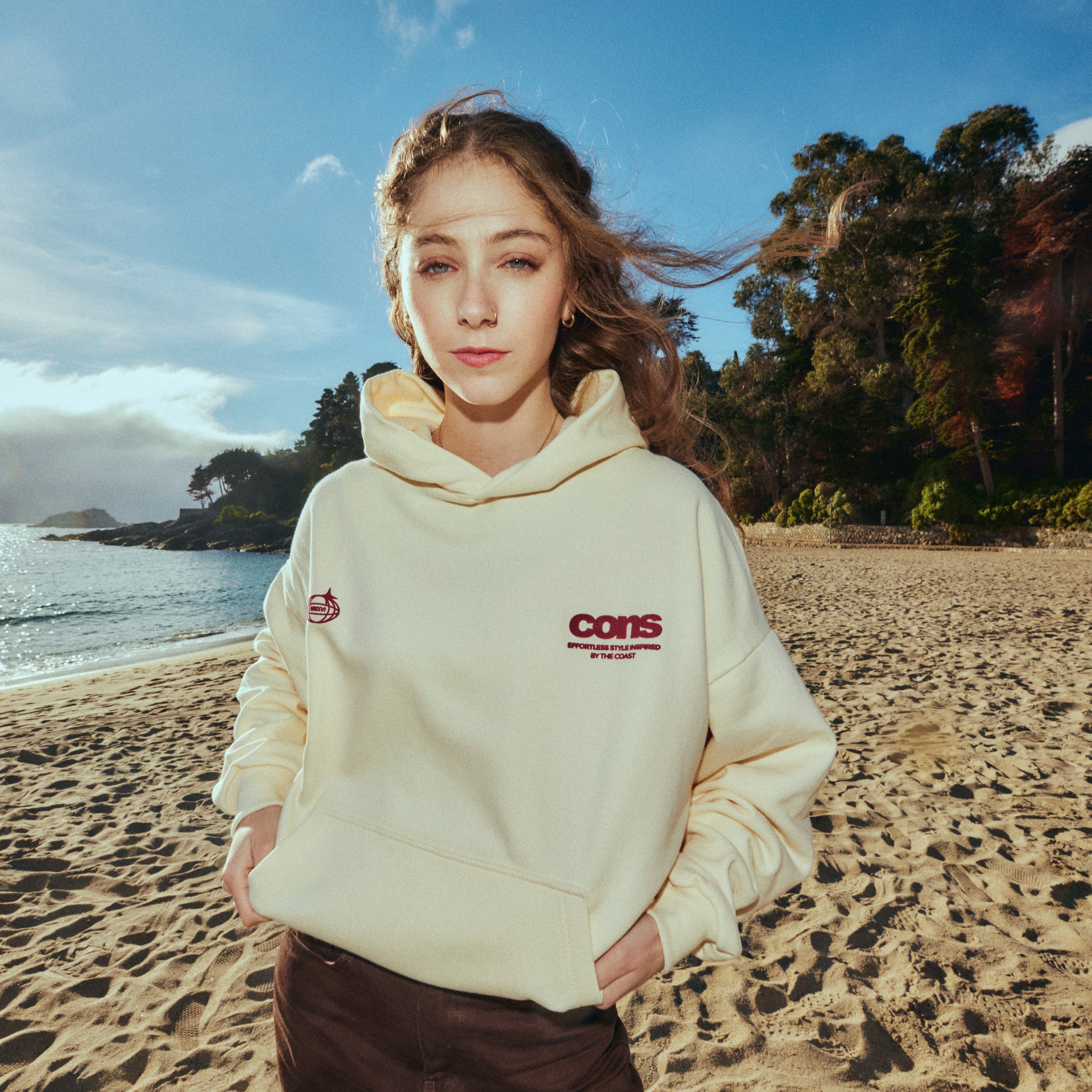 HOODIE CONS COAST CREMA