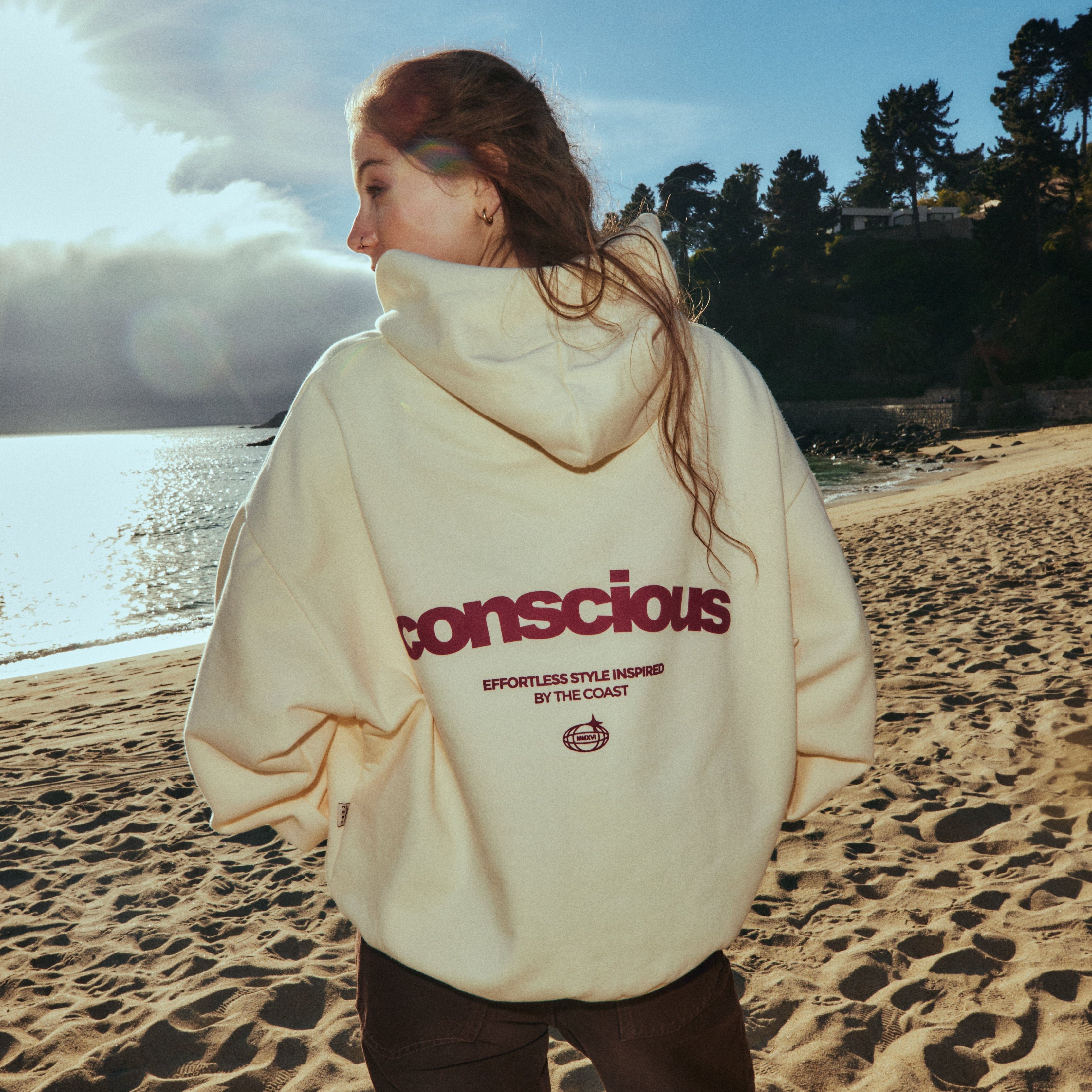 HOODIE CONS COAST CREMA