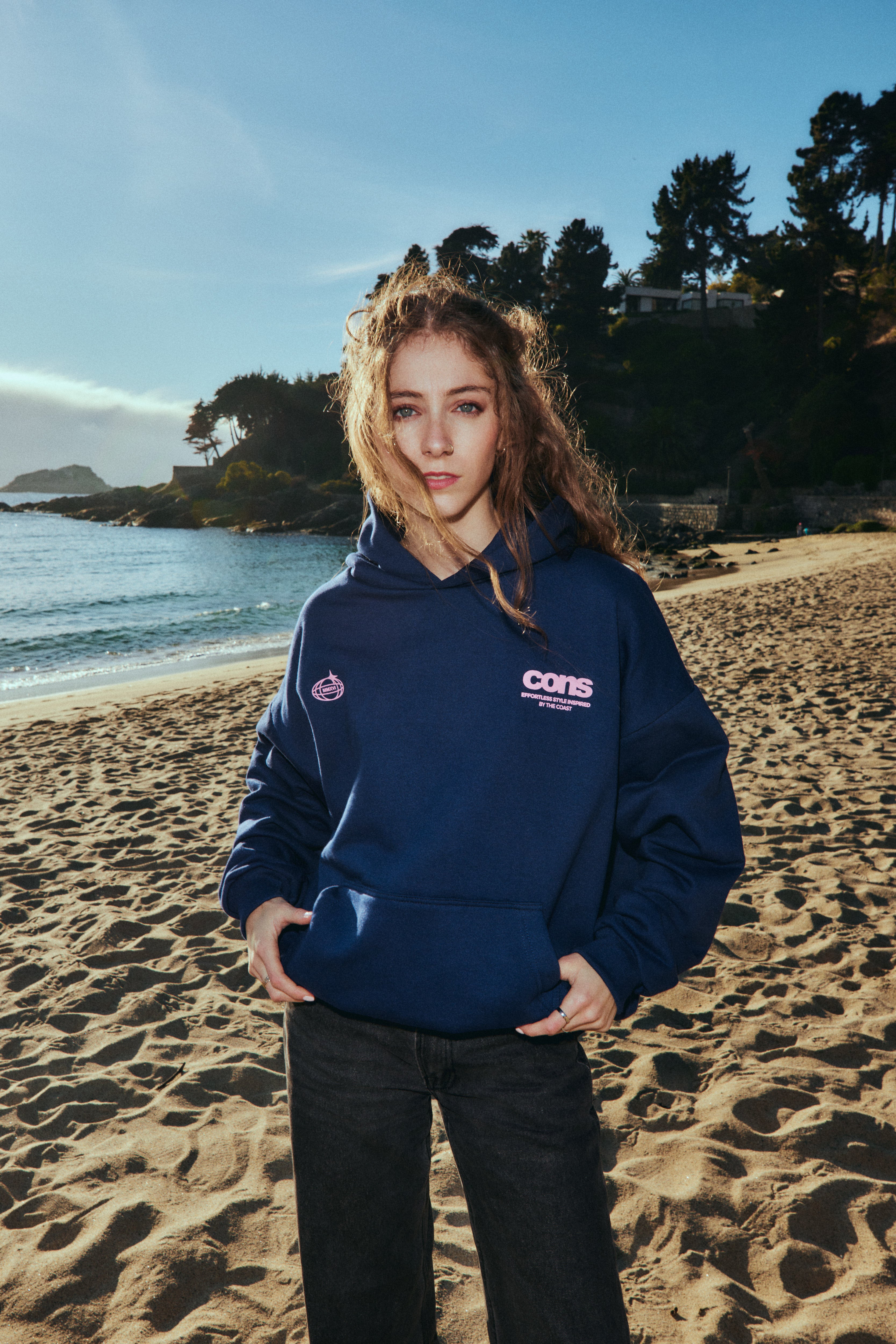 HOODIE CONS COAST BLUE
