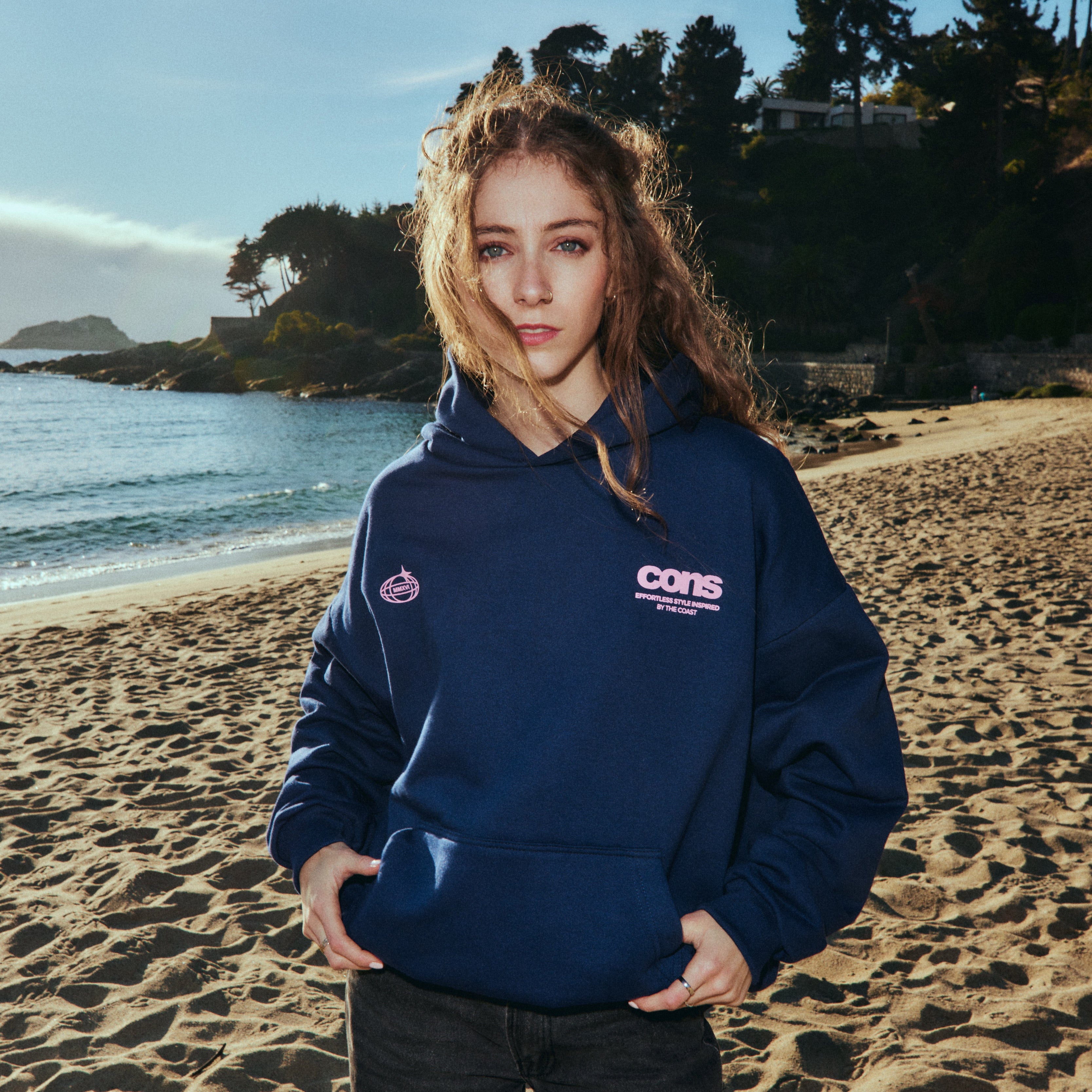 HOODIE CONS COAST BLUE