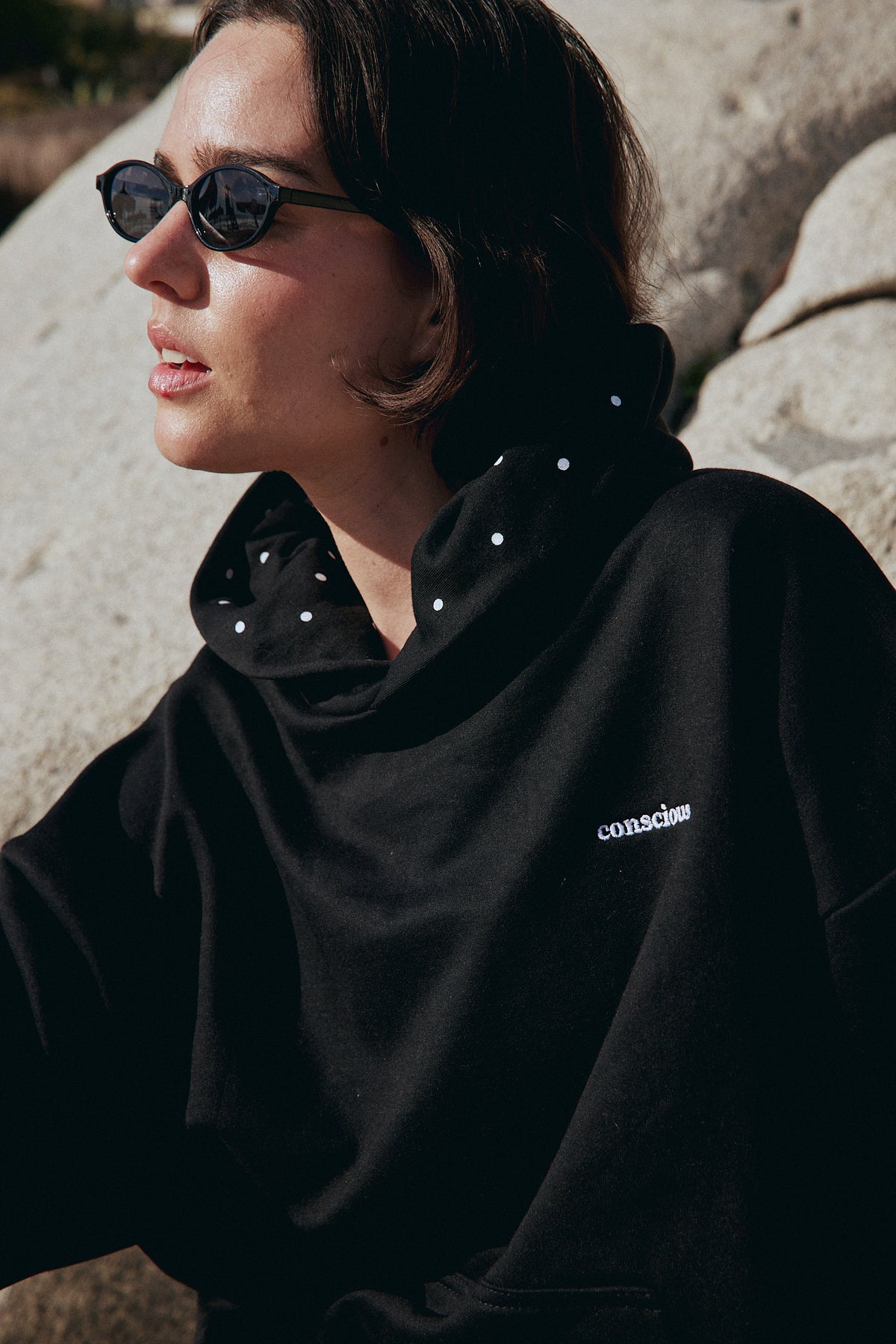 HOODIE PEARL BLACK