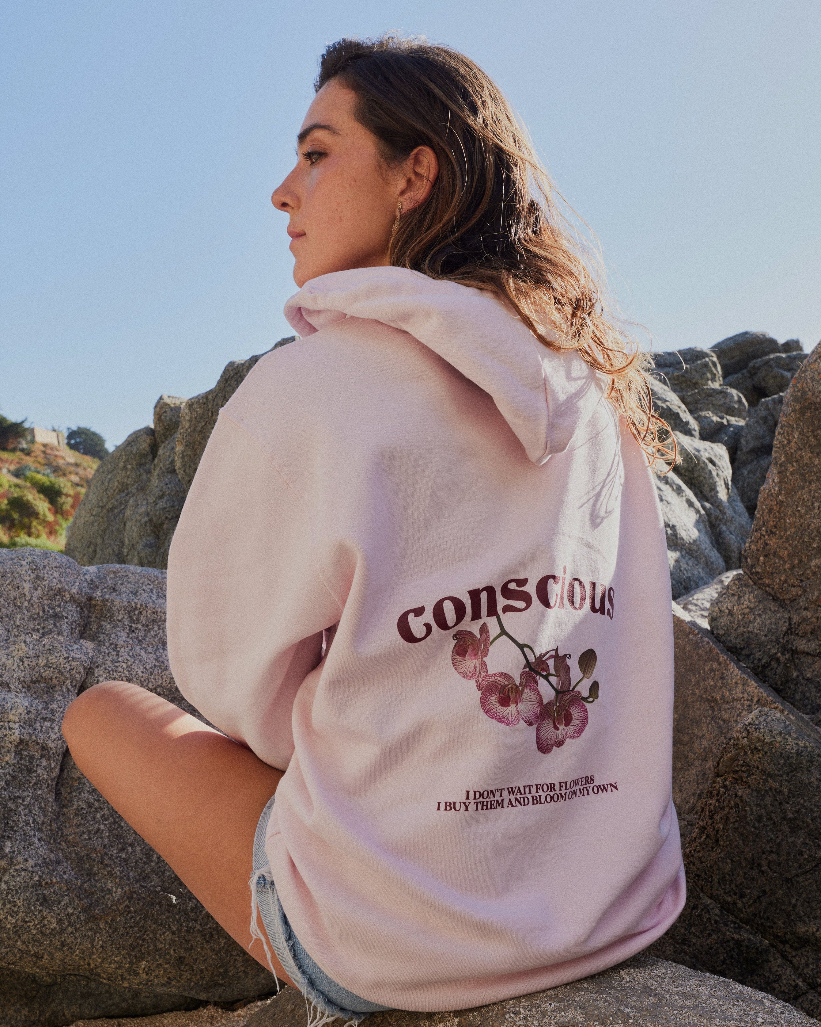 HOODIE ORQUIDEAS ROSA