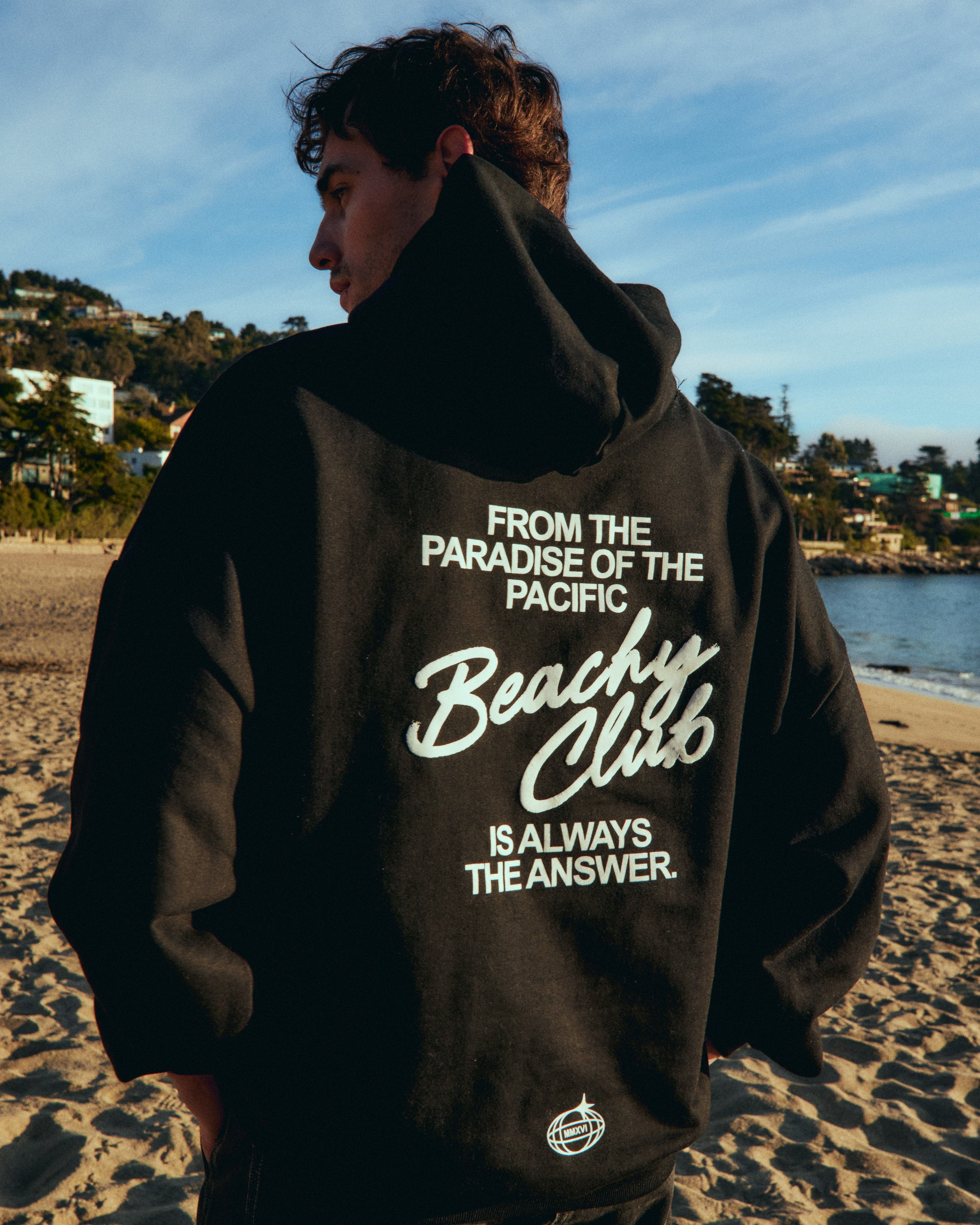 BEACHY HIDDEN POCKETS HOODIE