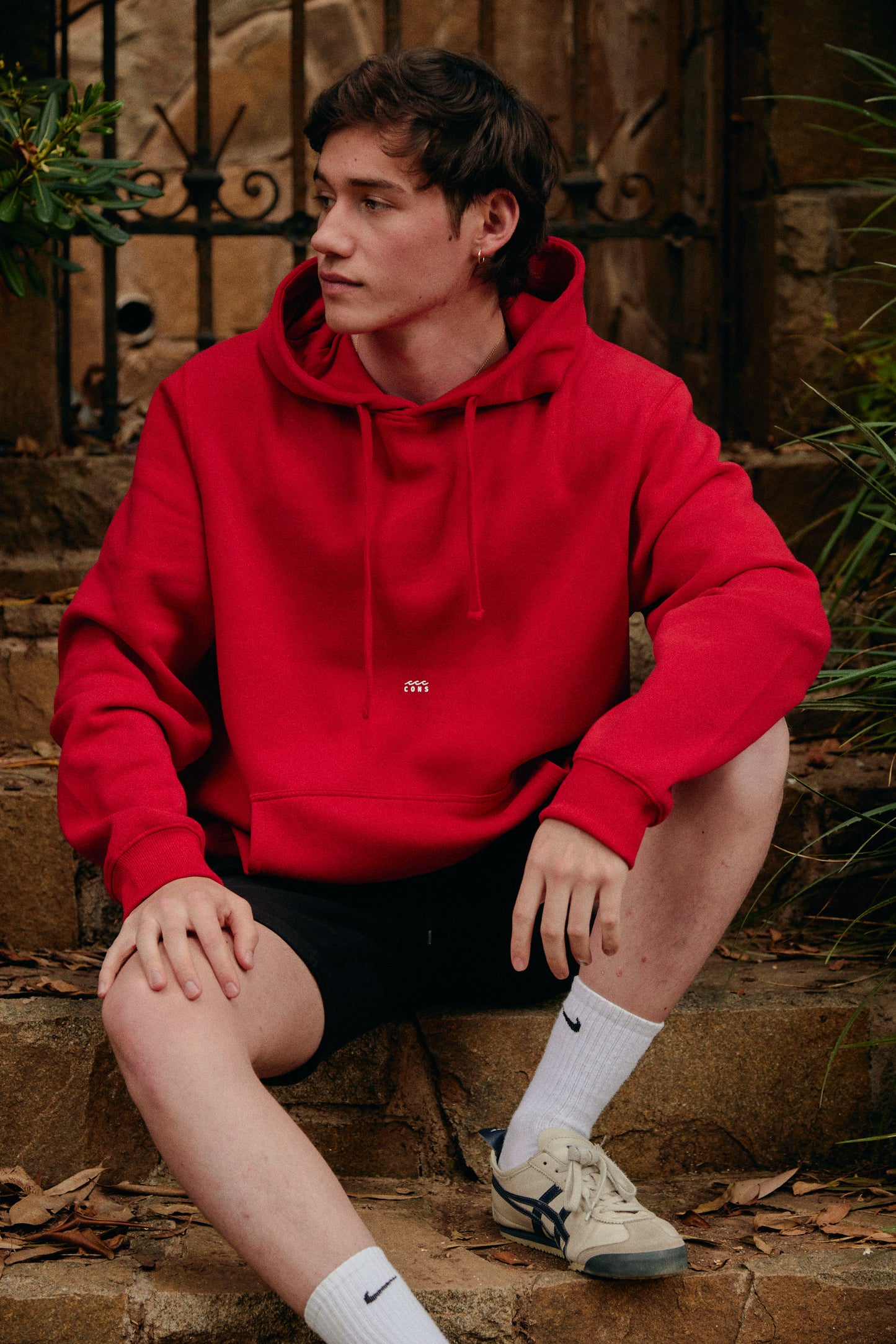 HOODIE HAWAII VIBES ROJO ♂