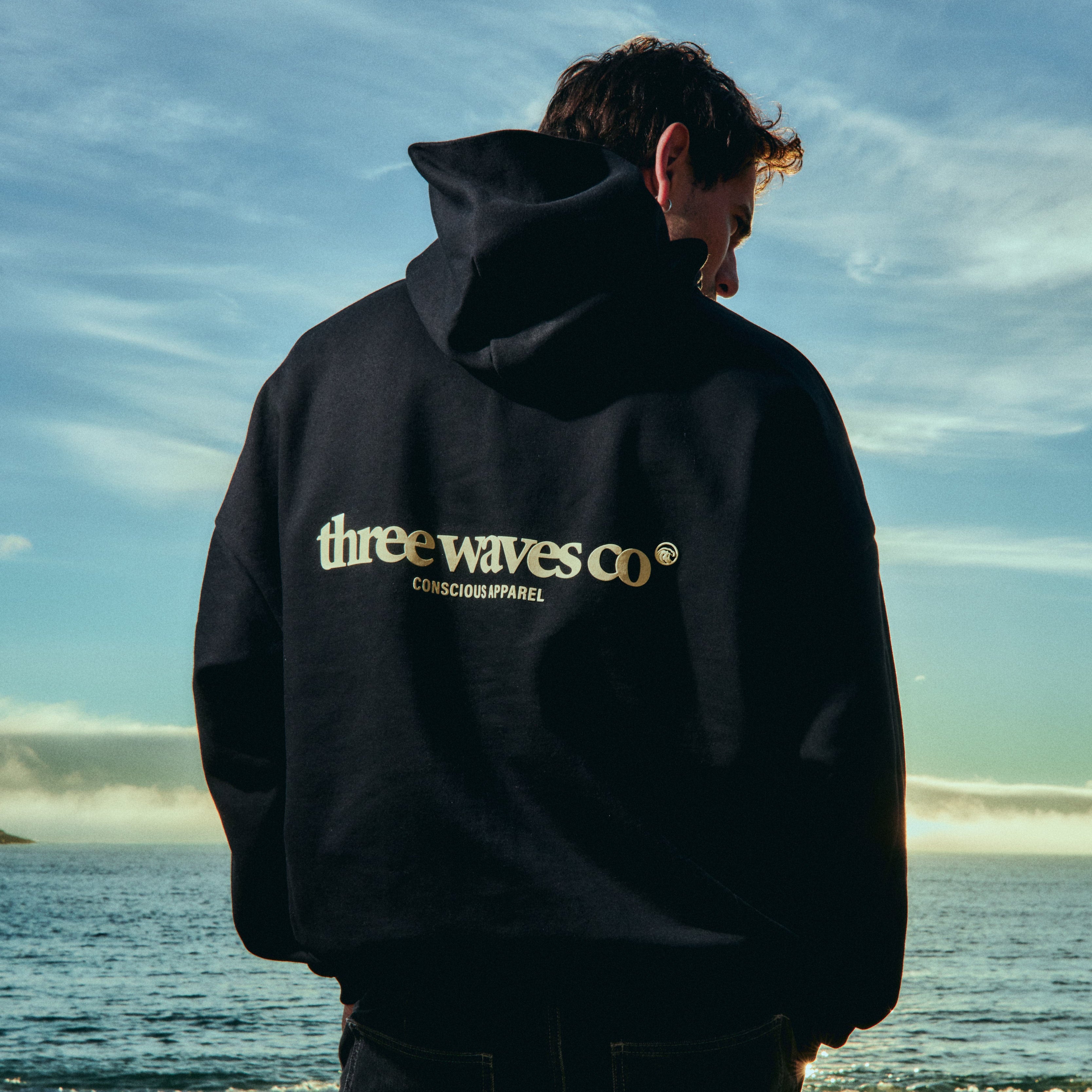 HOODIE WAVE NEGRO