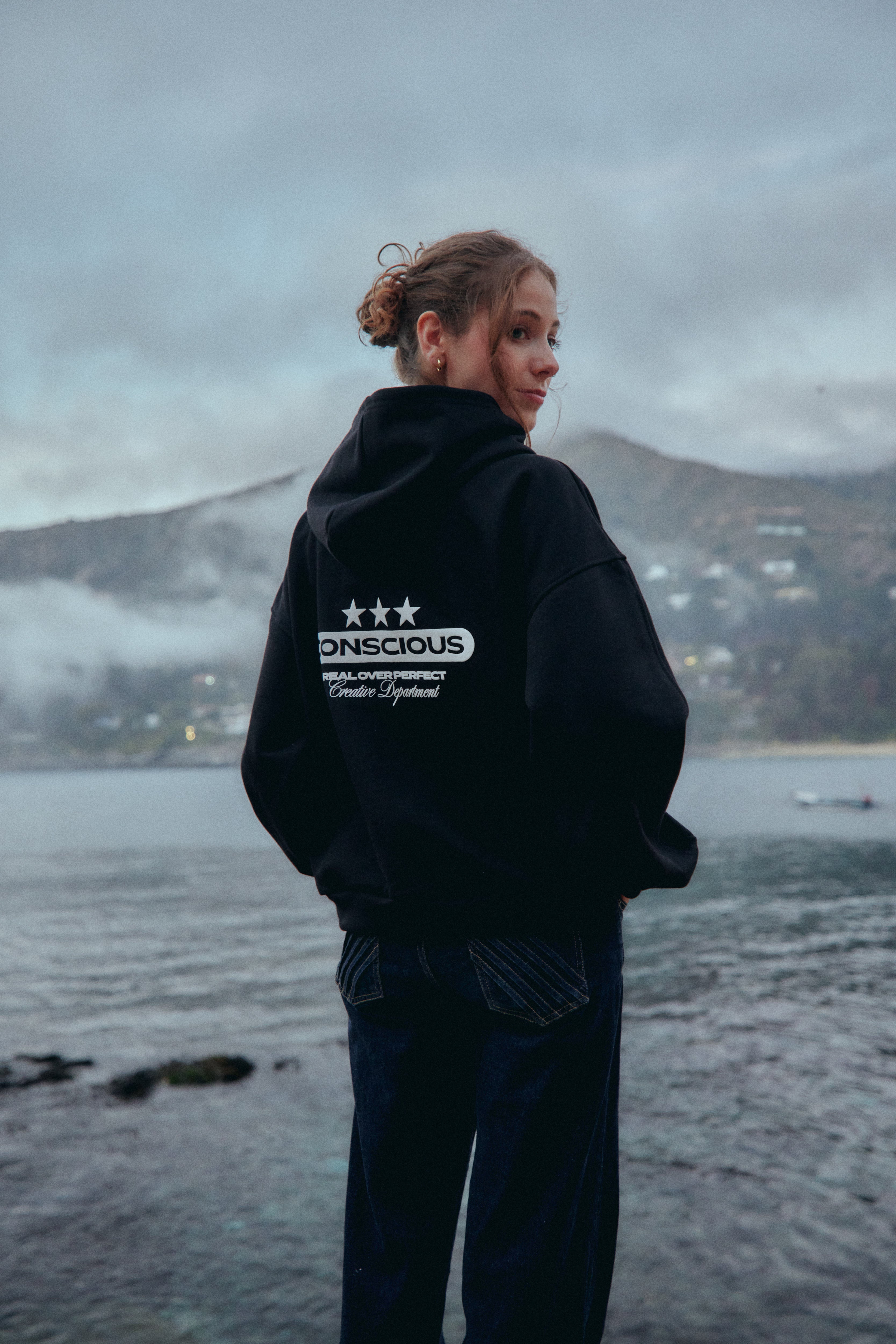 FULL ZIP REAL STUDIO NEGRO