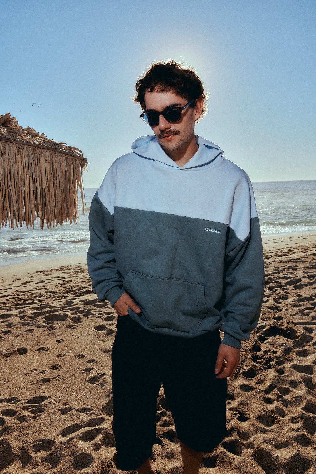 HOODIE LAYER BLUE