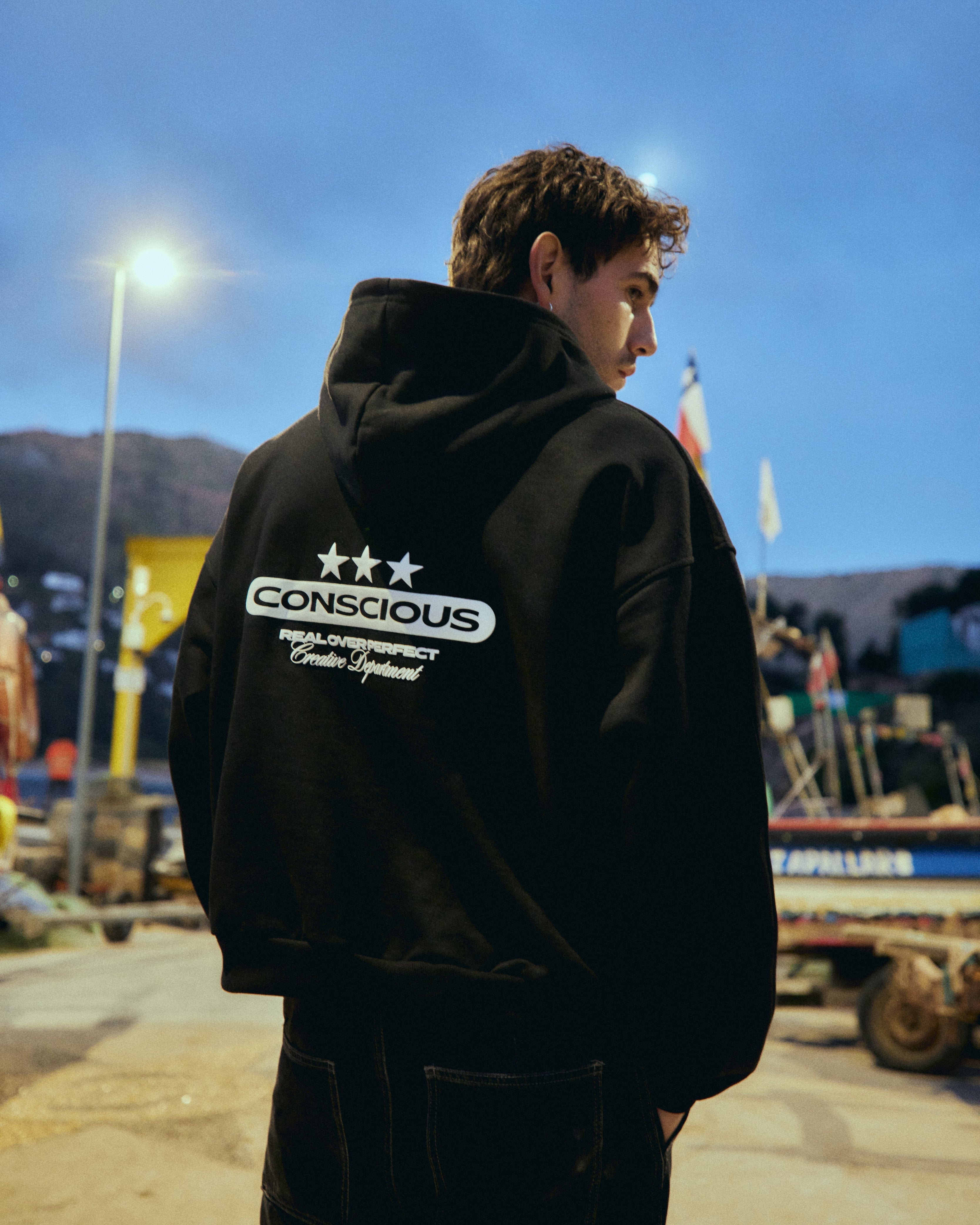 FULL ZIP REAL STUDIO NEGRO