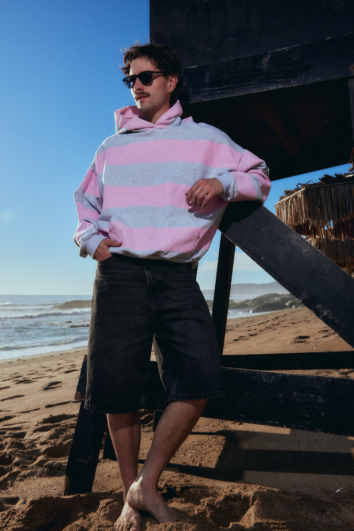 HOODIE HORIZON PINK