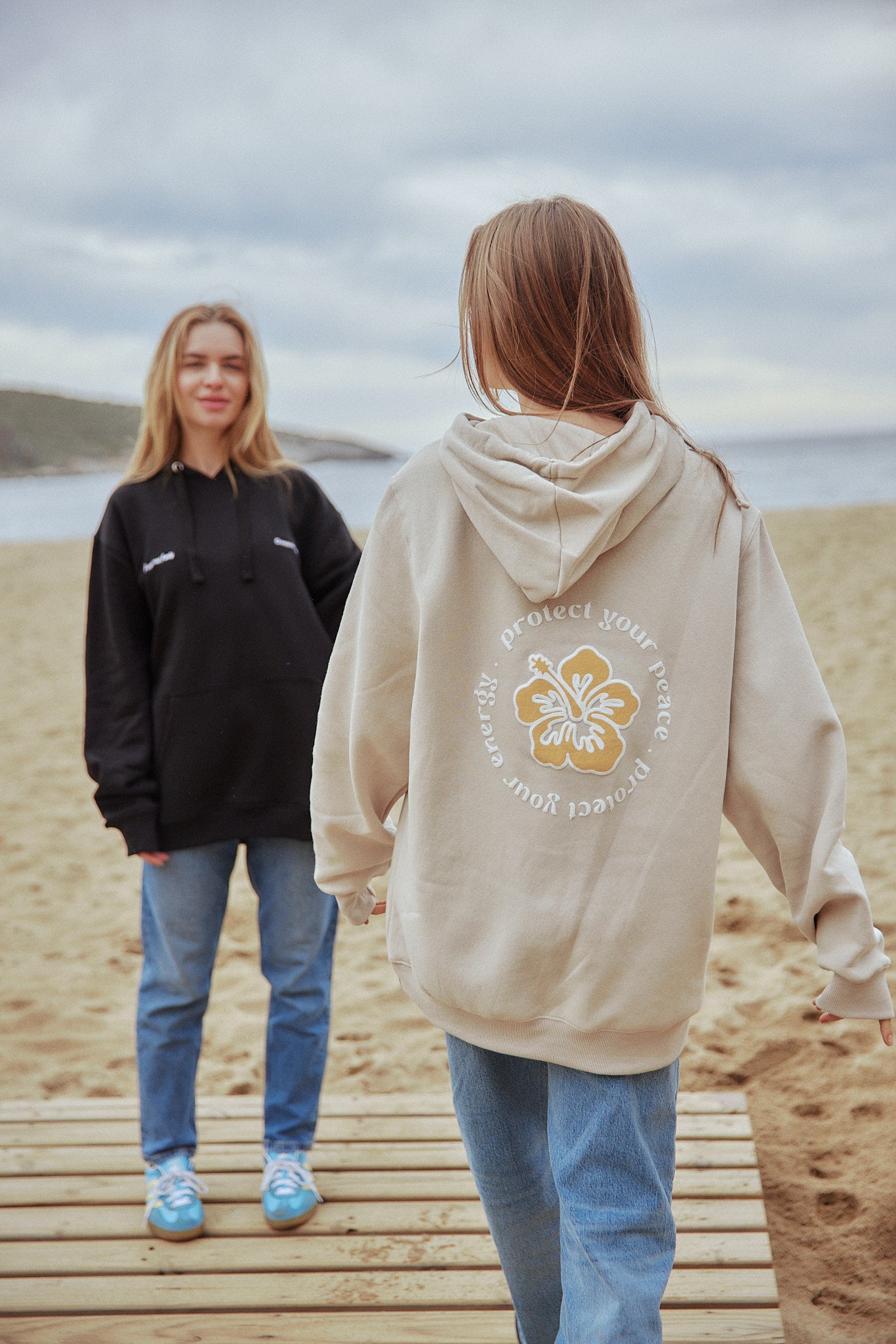 HOODIE PROTECT BEIGE ♀