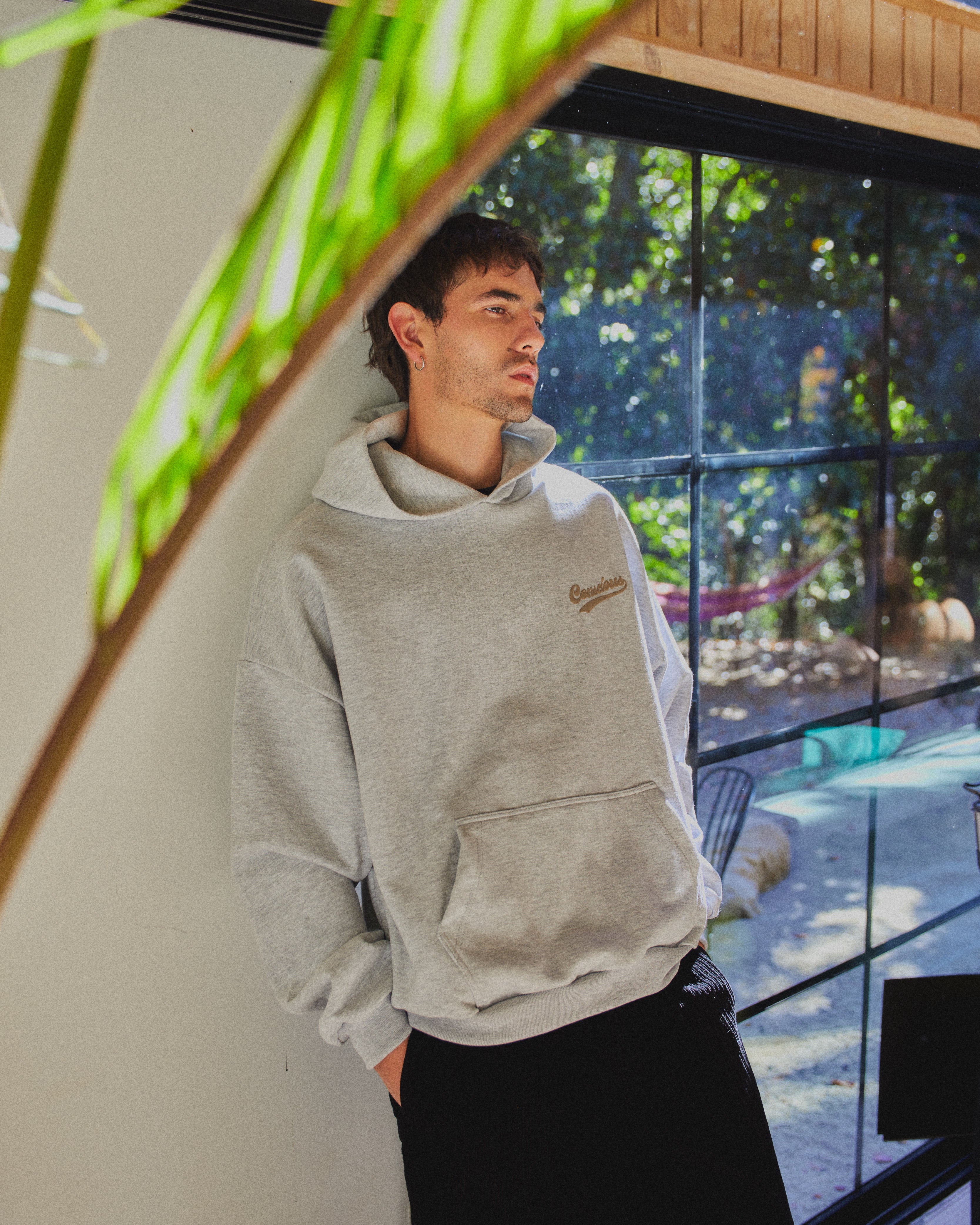 HOODIE CONS ® STONE GRAY