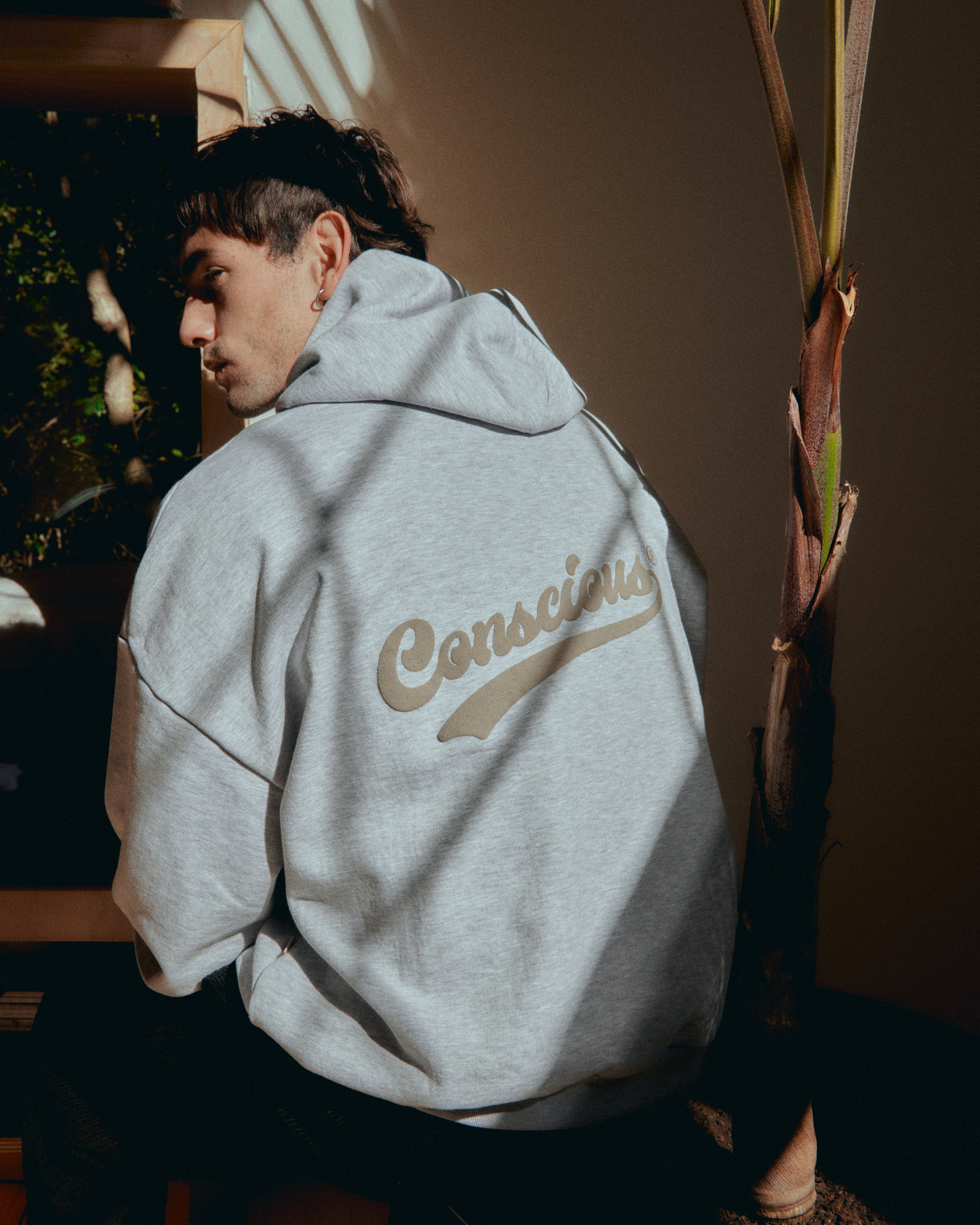 HOODIE CONS ® STONE GRAY