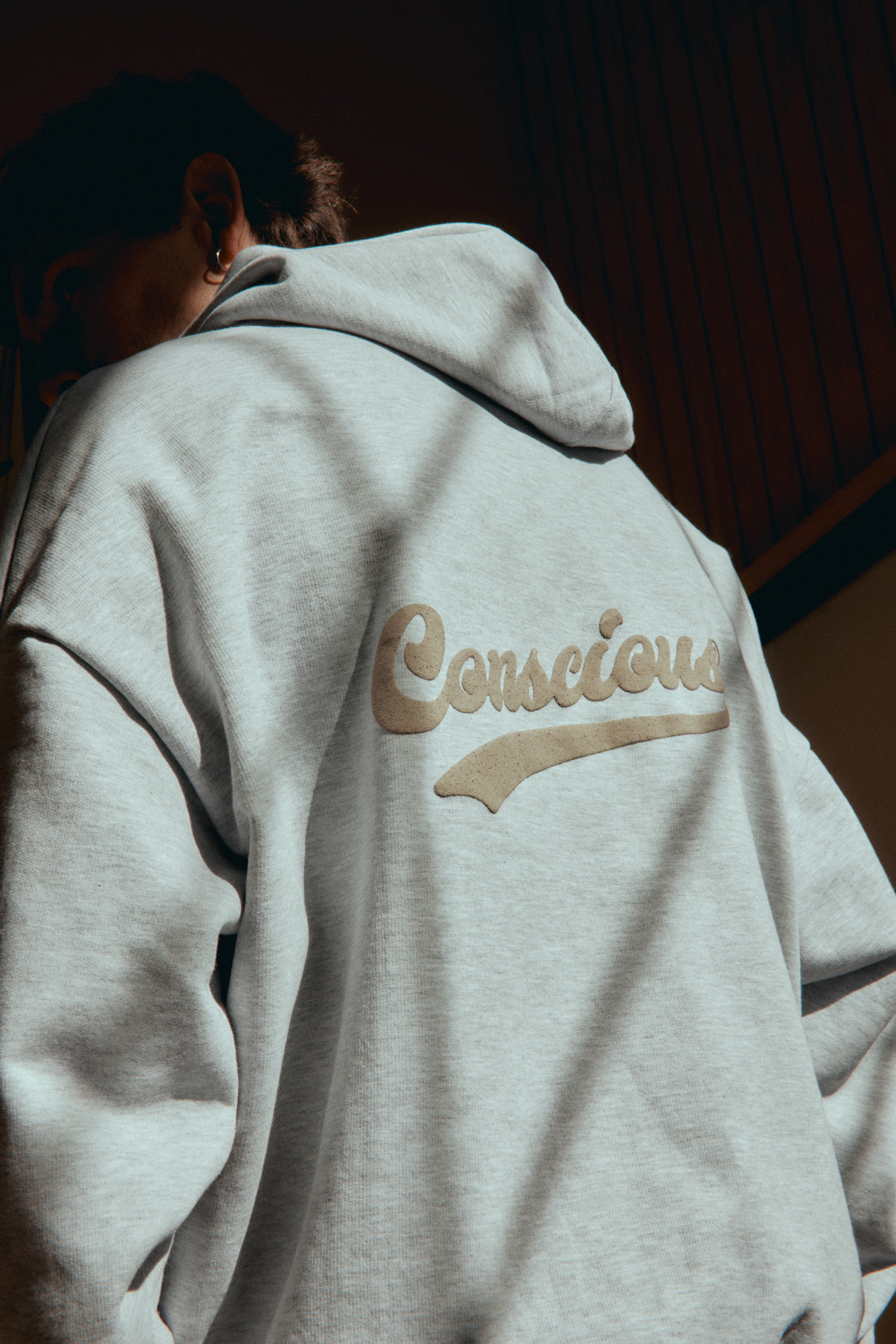 HOODIE CONS ® STONE GRAY