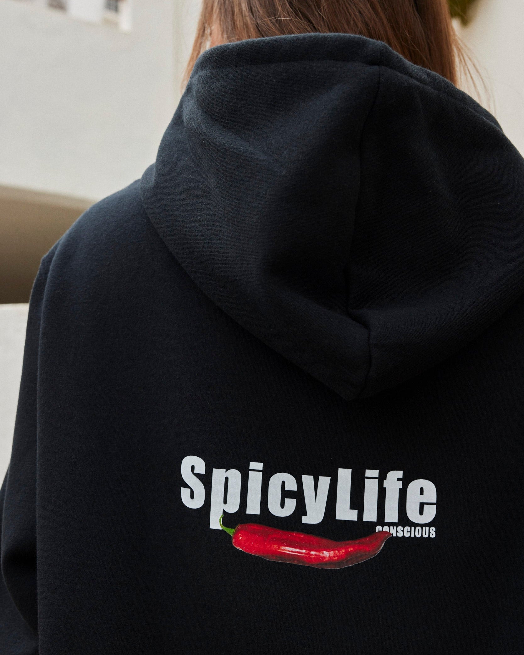 HOODIE SPICYLIFE NEGRO