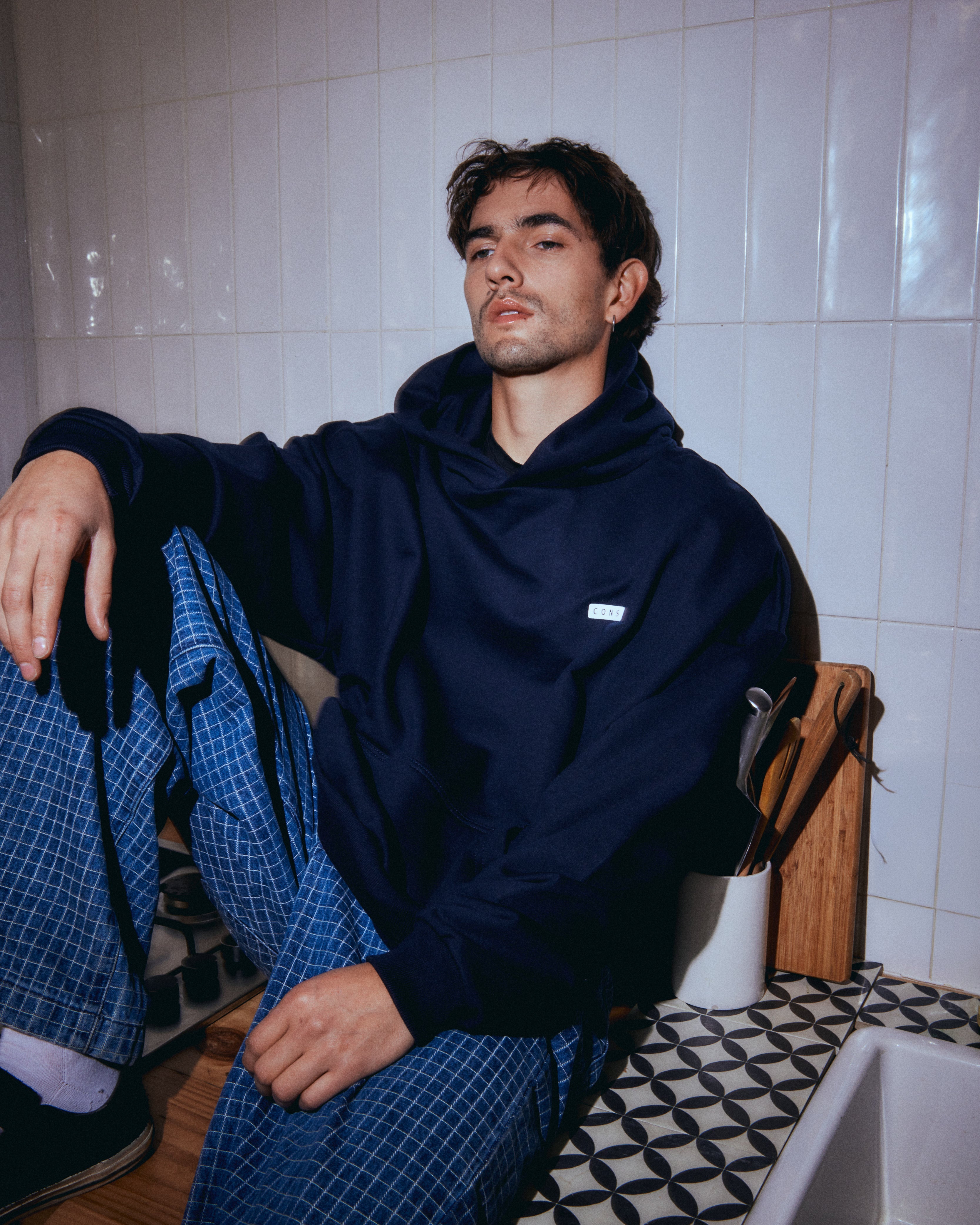 HOODIE SOCIETY DARK BLUE