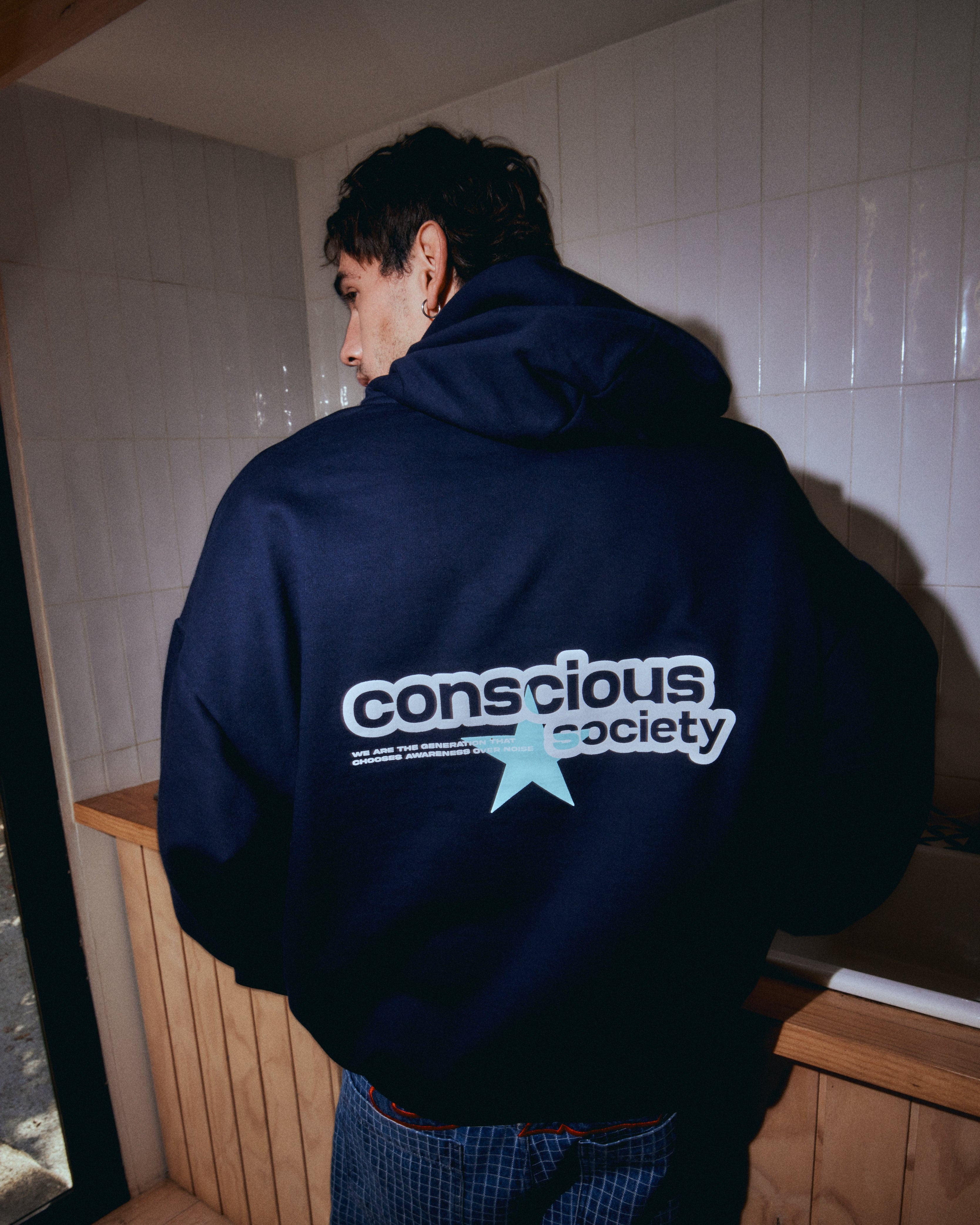 HOODIE SOCIETY DARK BLUE