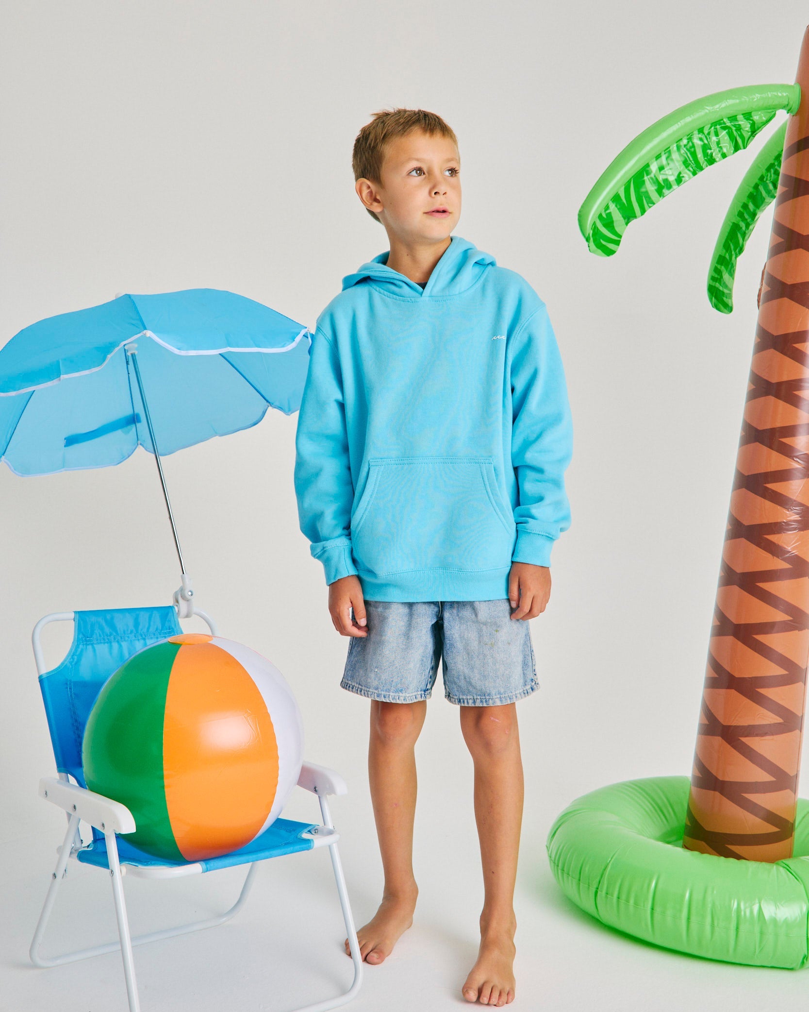 HOODIE THE SEA CELESTE KIDS