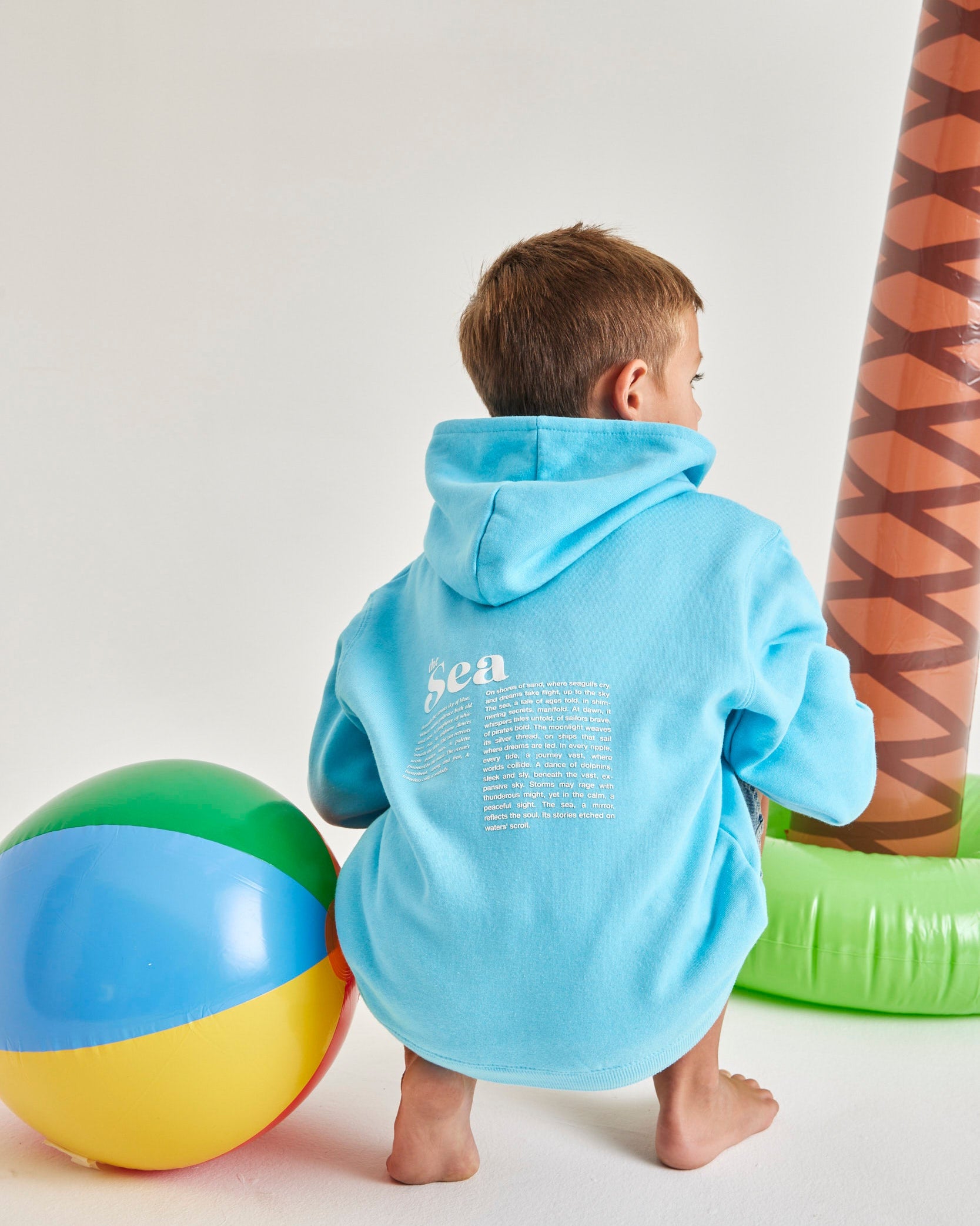HOODIE THE SEA CELESTE KIDS