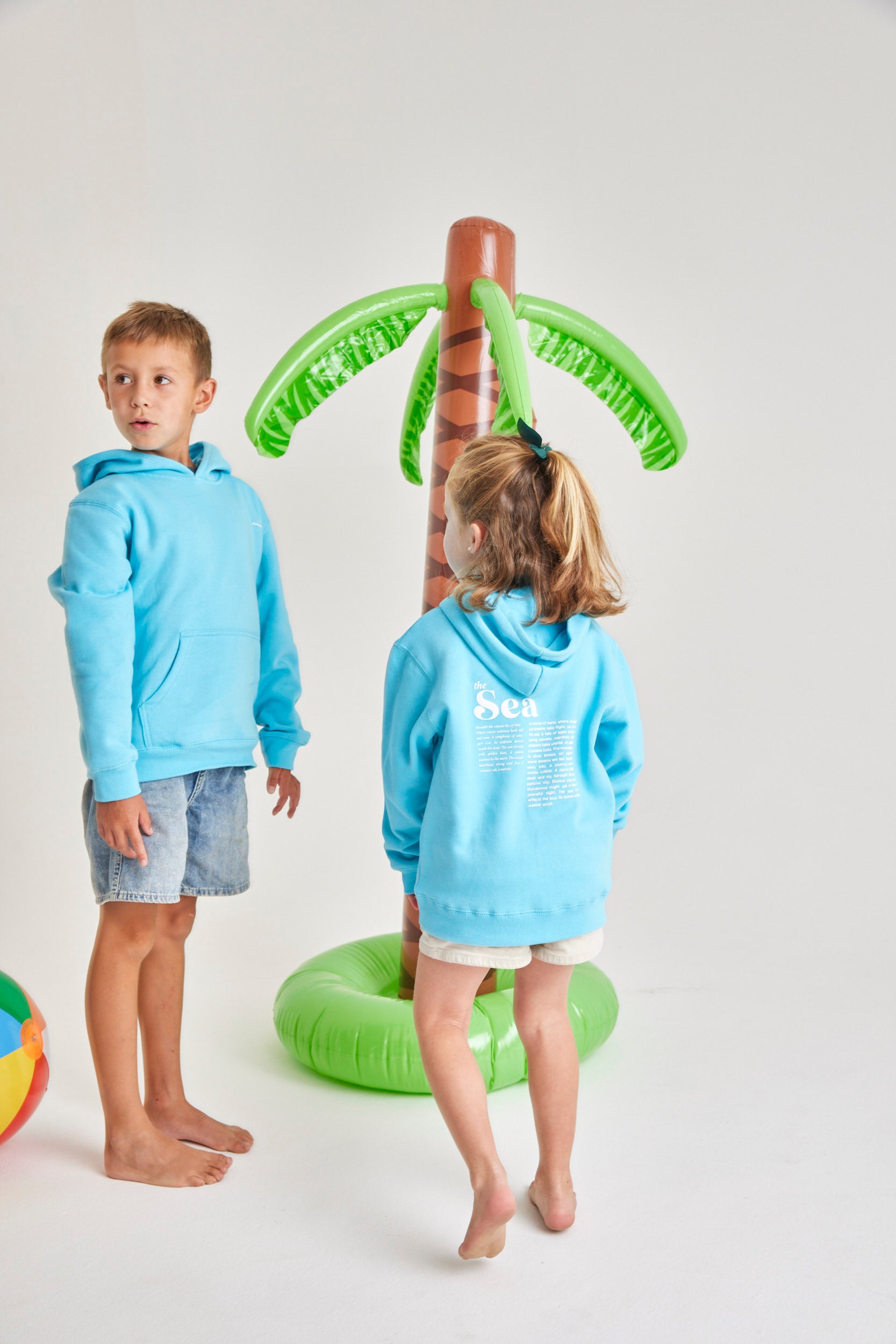 HOODIE THE SEA CELESTE KIDS
