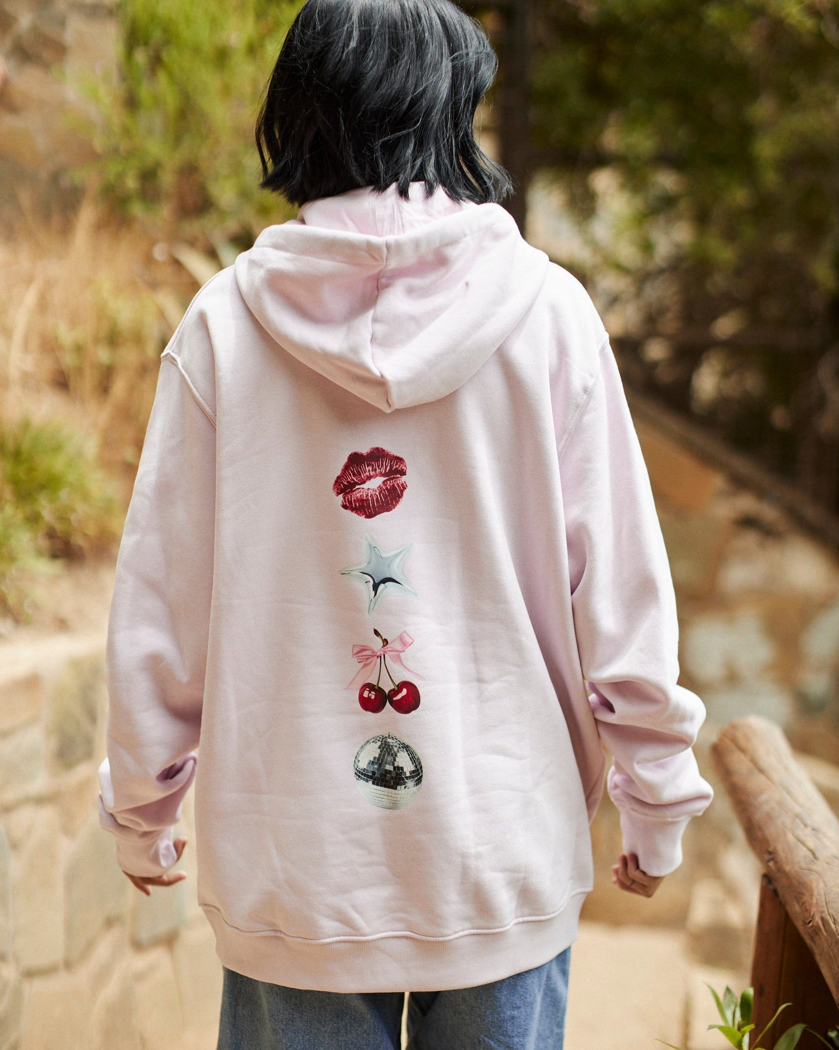 HOODIE DISCO RIBBON