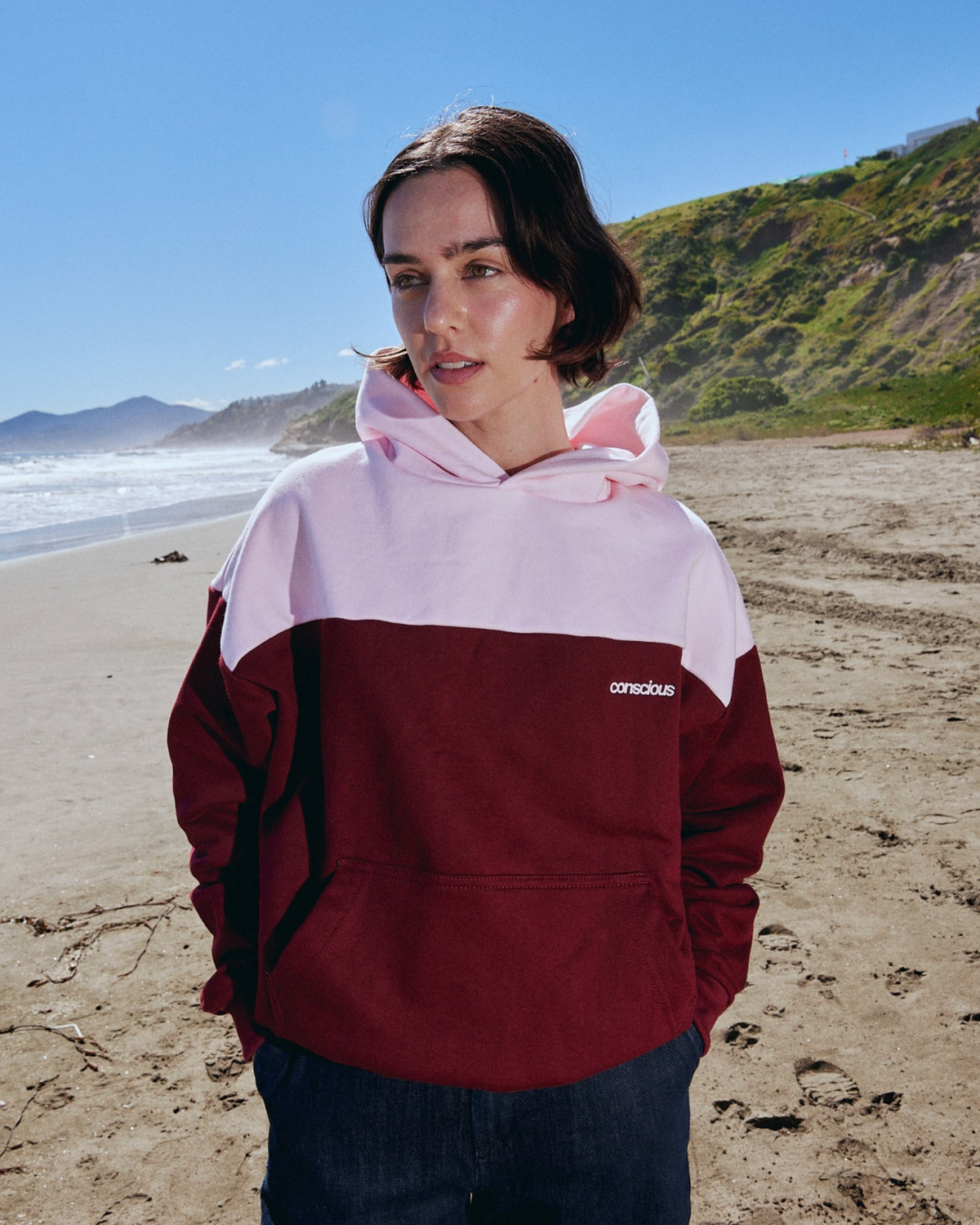 HOODIE LAYER BURGUNDY
