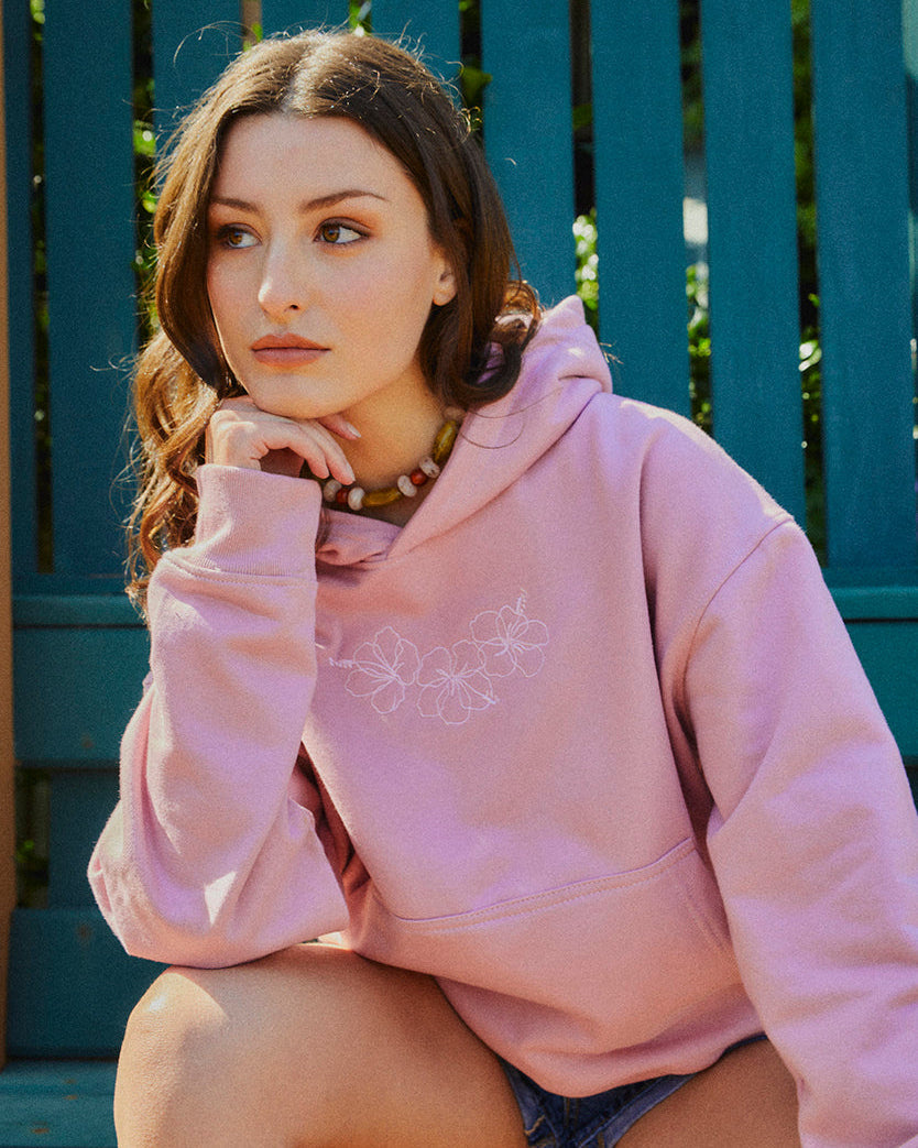 HOODIE FLOWERS ROSE BOXY FIT