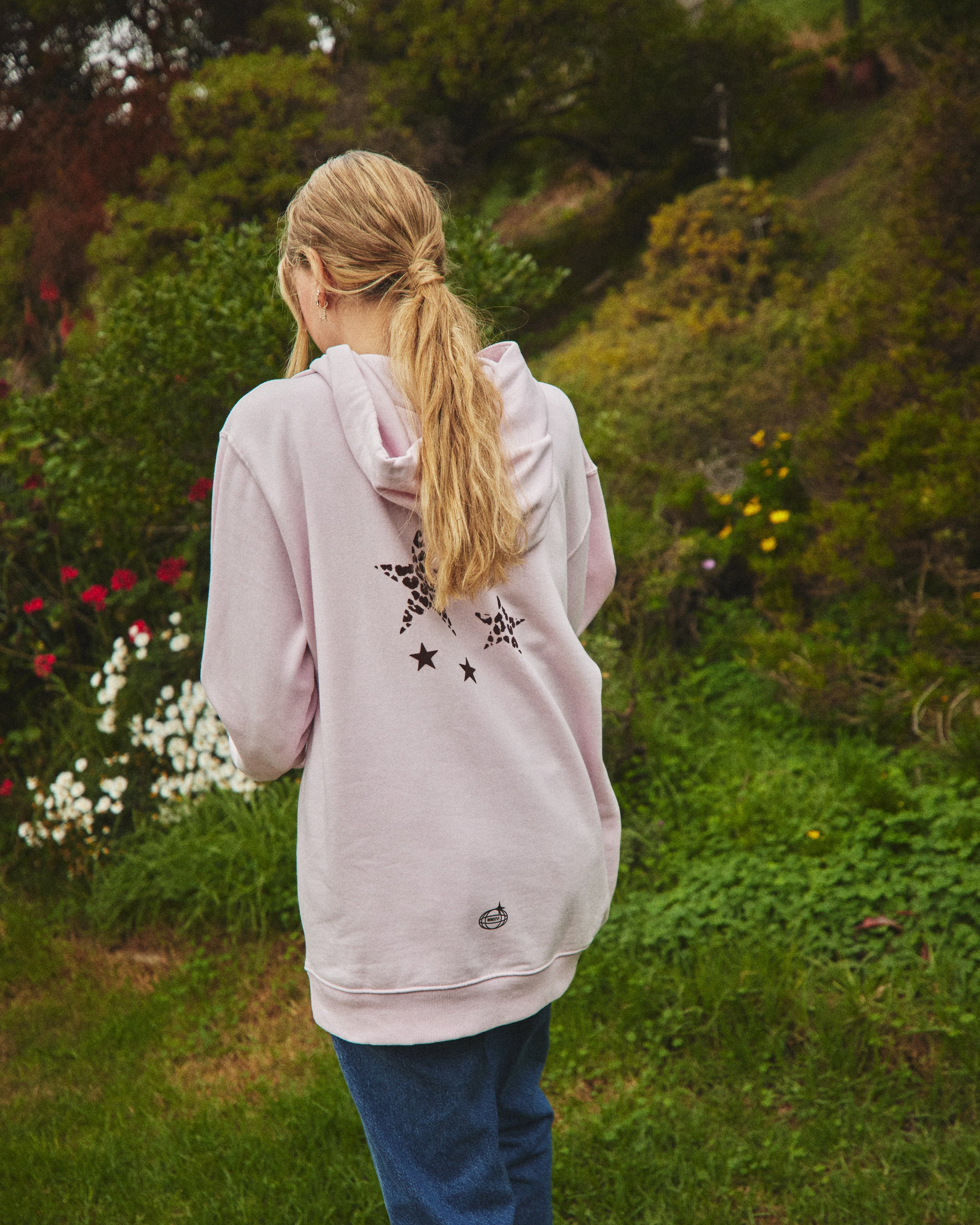 HOODIE MADE OF STARS ROSA