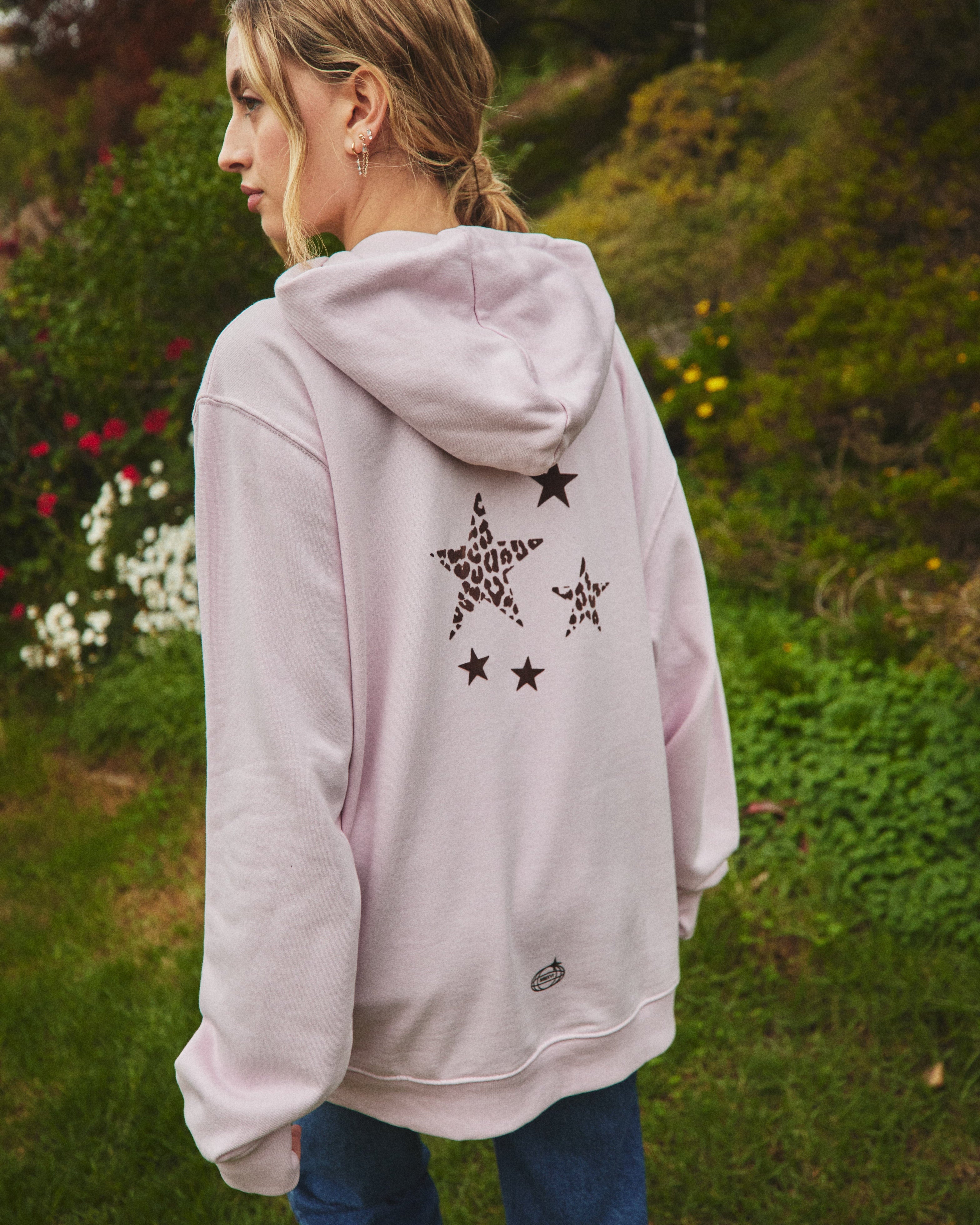 HOODIE MADE OF STARS ROSA