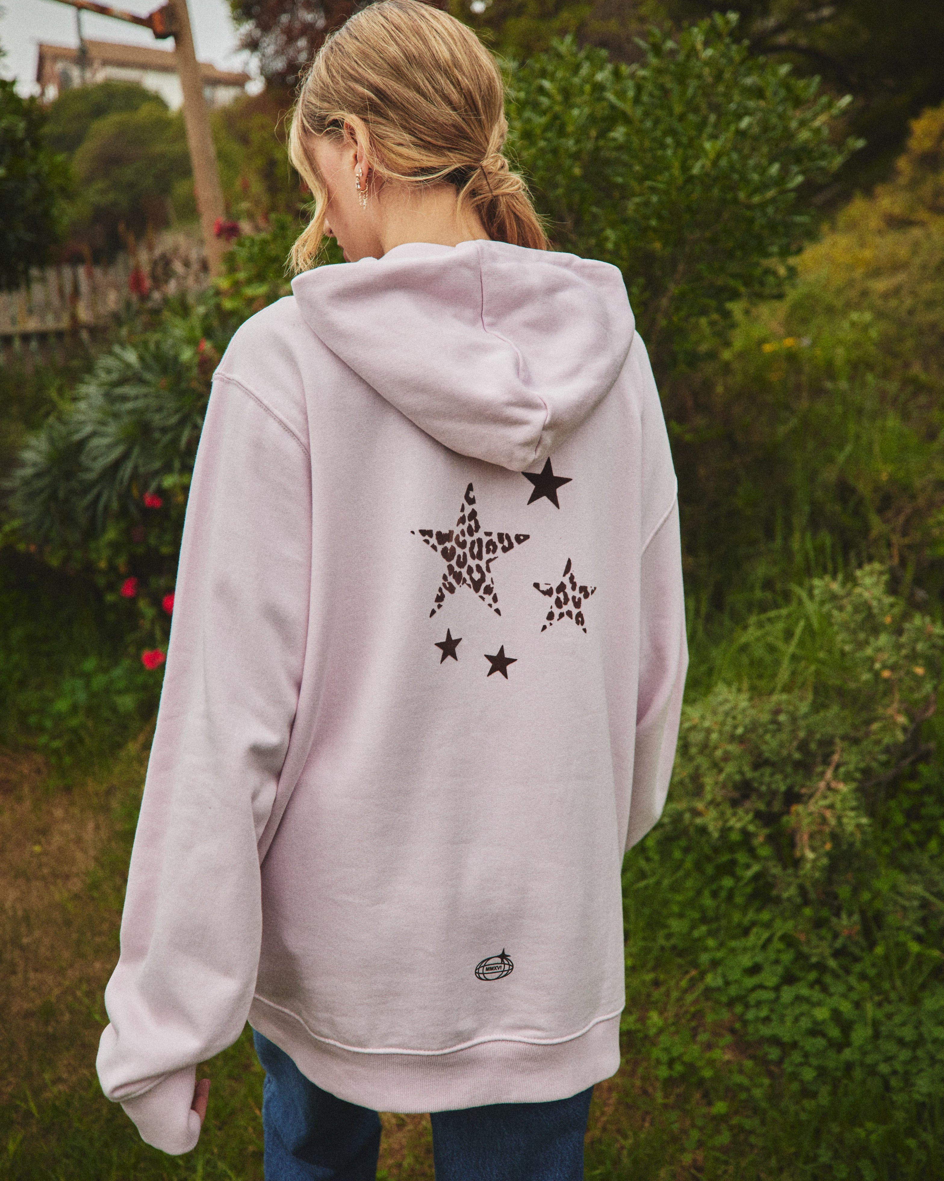HOODIE MADE OF STARS ROSA