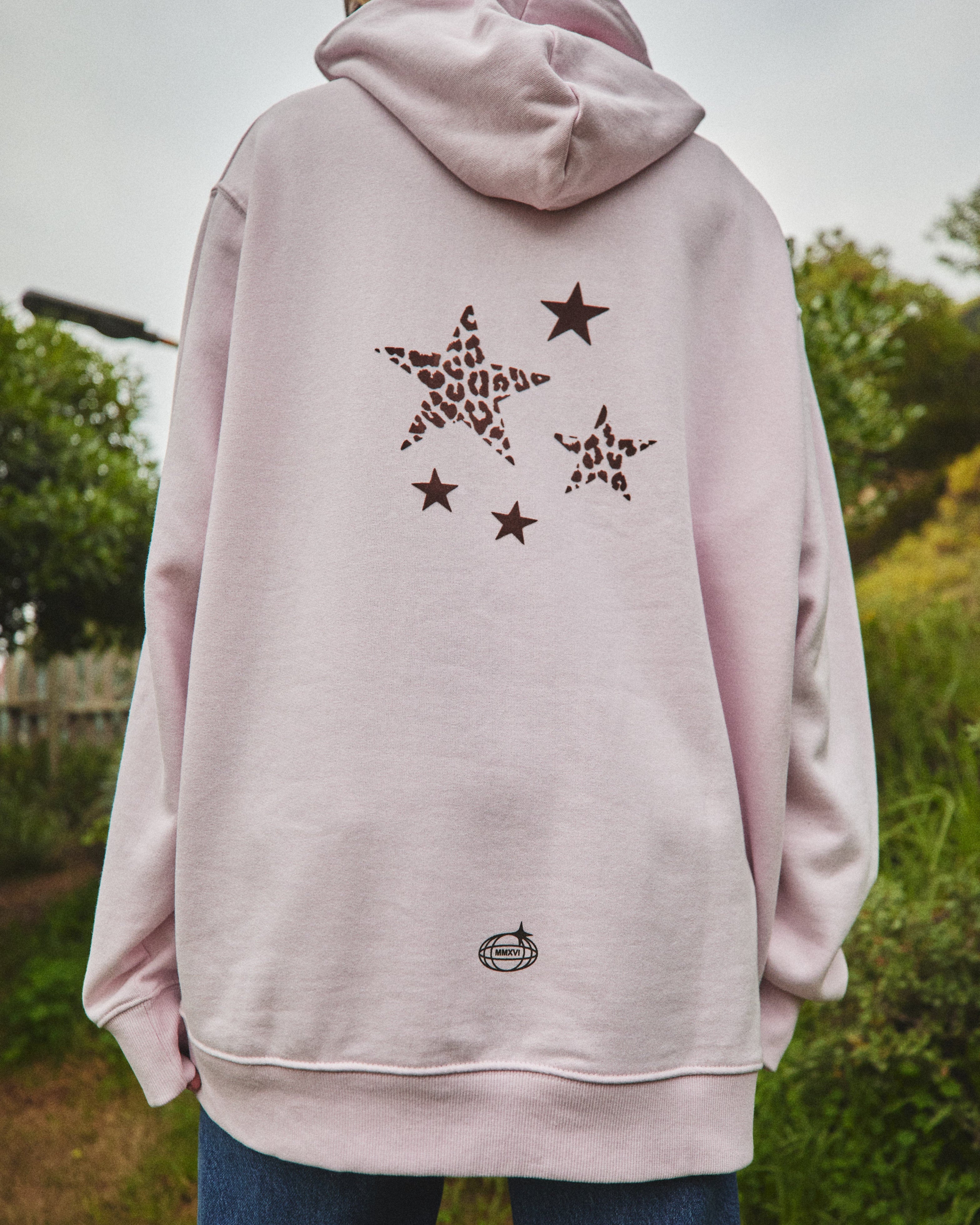 HOODIE MADE OF STARS ROSA