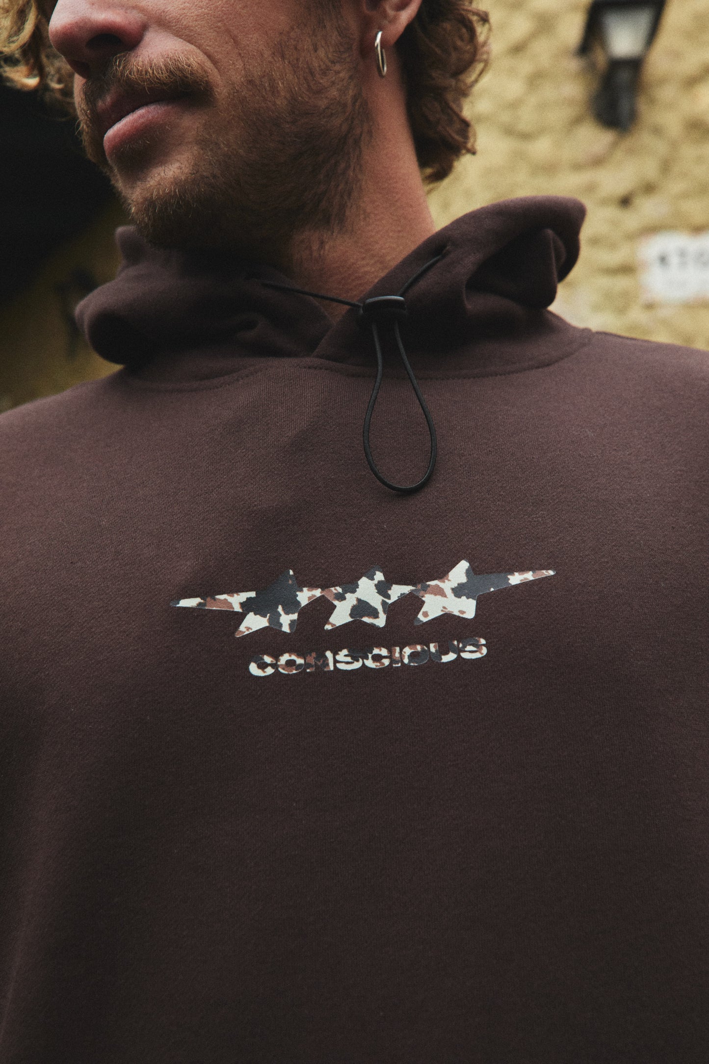 HOODIE STARS CAMO BROWN ♂