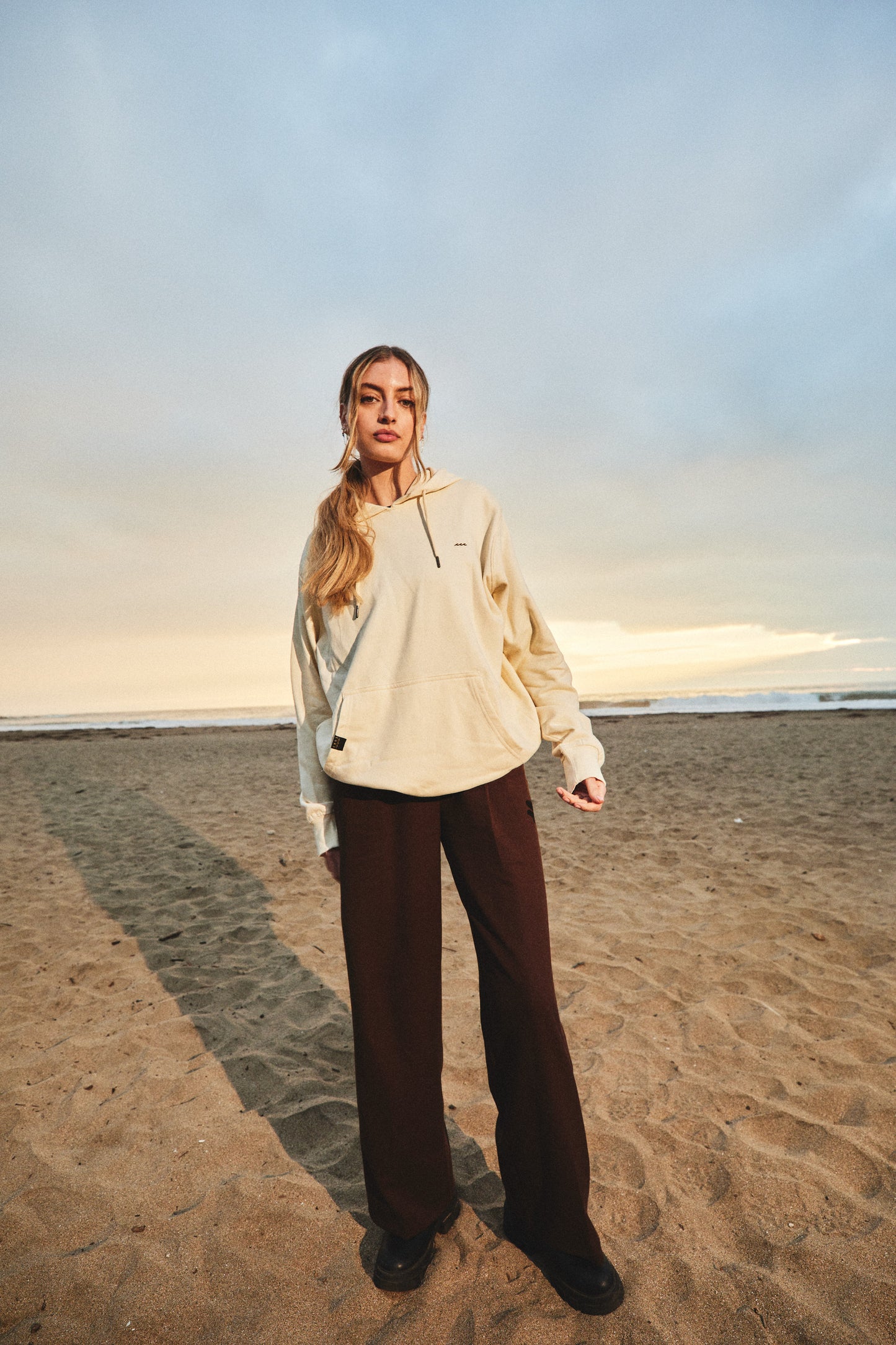 HOODIE OCEAN IS CALLING BABY YELLOW ♀