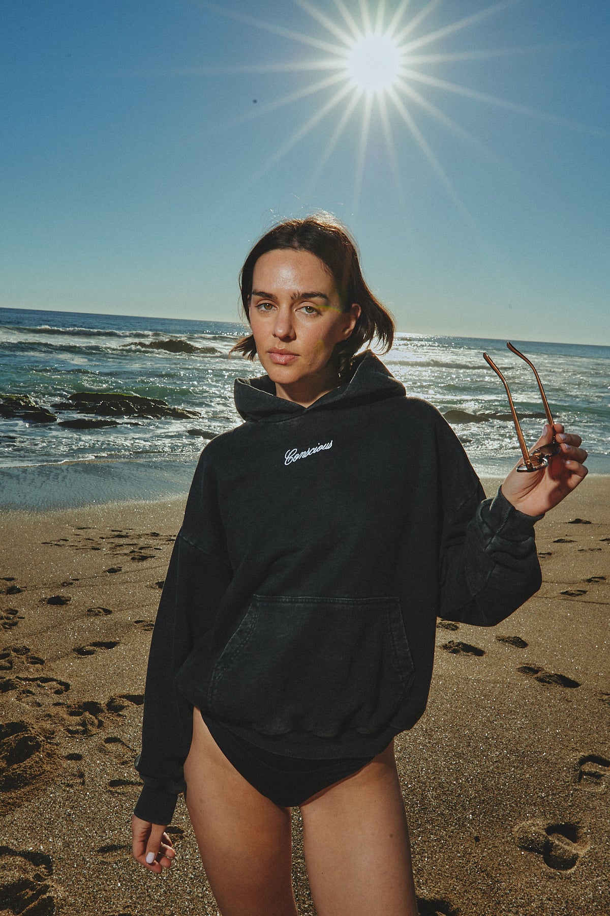 HOODIE STILL WASH BLACK