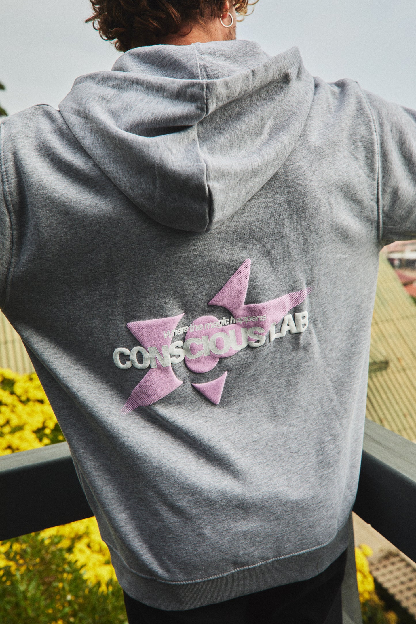 HOODIE CONSCIOUS LAB GRAY ♂